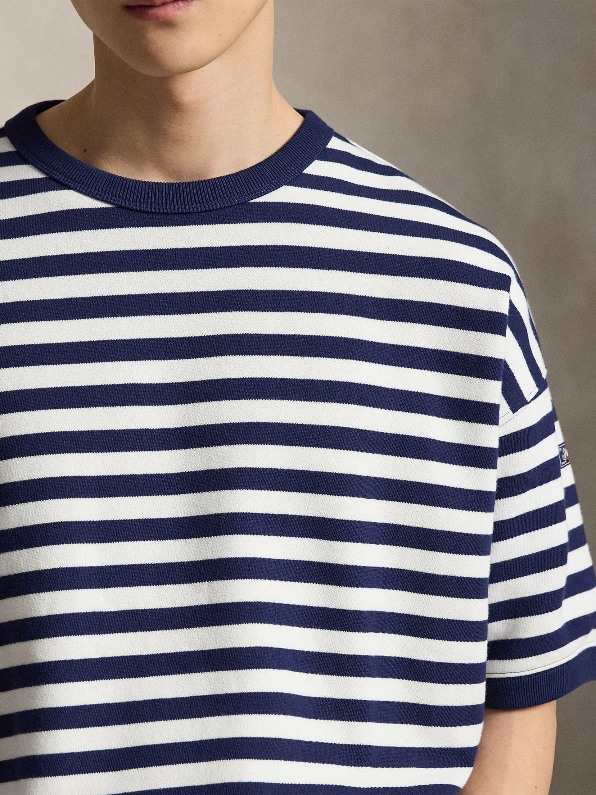 POLO RALPH LAUREN - Kurzarm-Sweatshirt mit Streifen für Herren