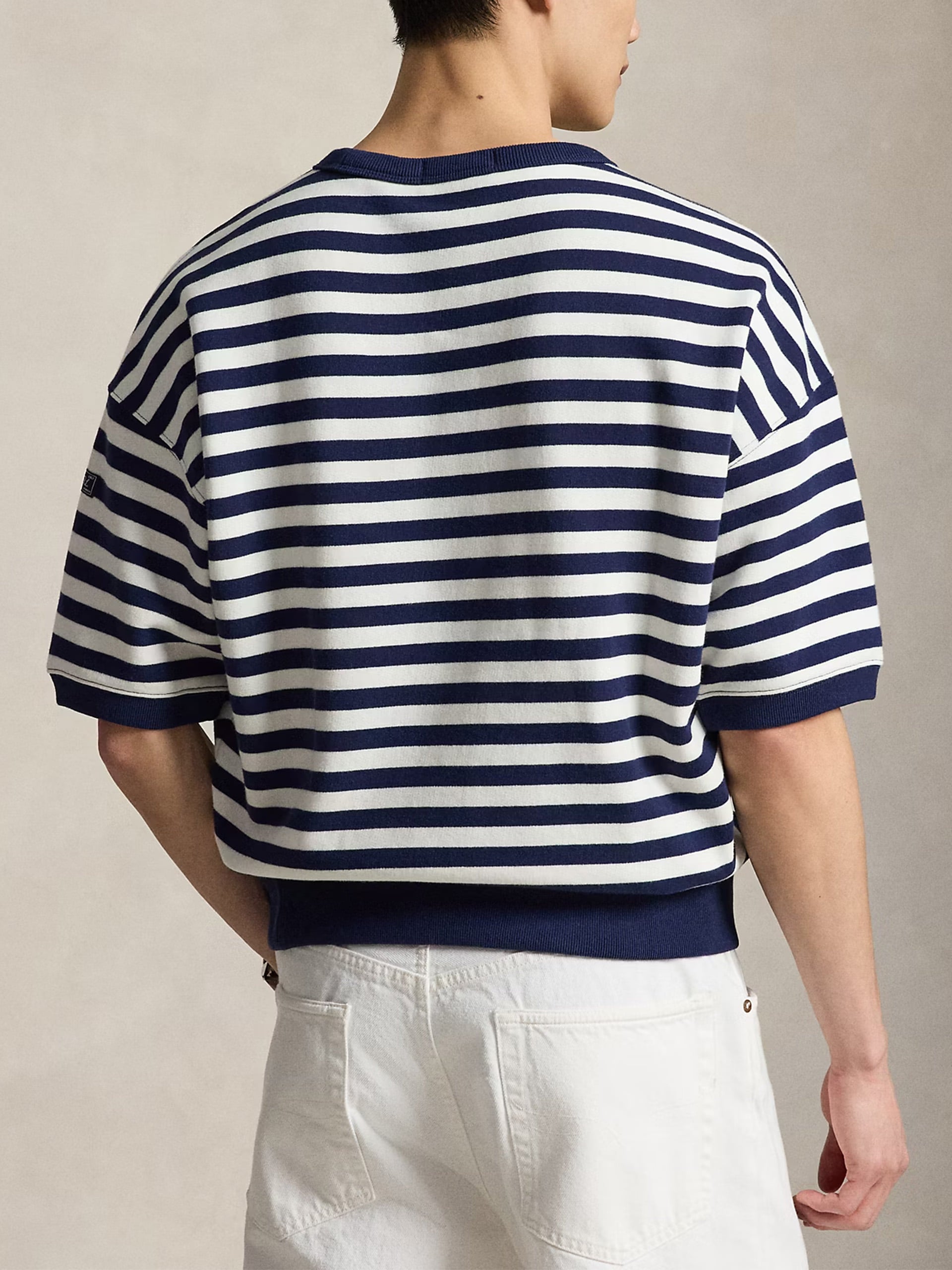 POLO RALPH LAUREN - Kurzarm-Sweatshirt mit Streifen für Herren