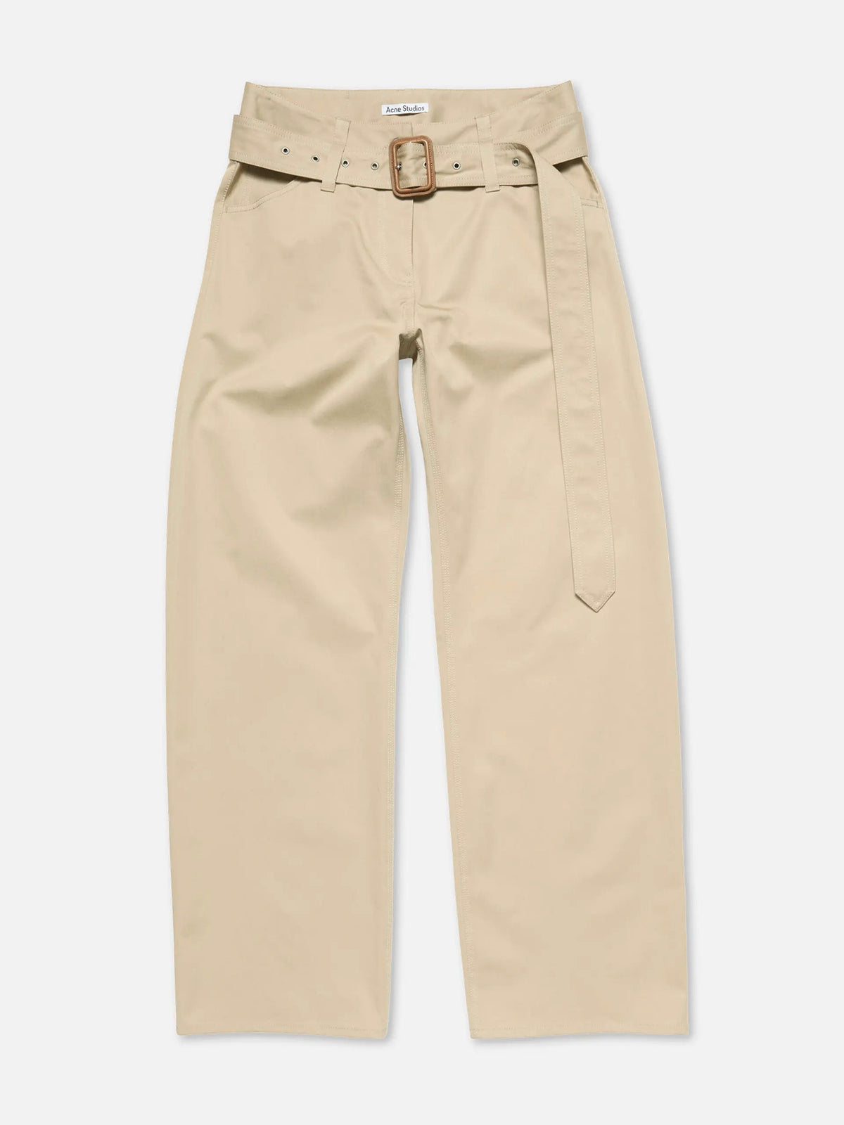ACNE STUDIOS - Twill-Hose mit Gürtel für Damen