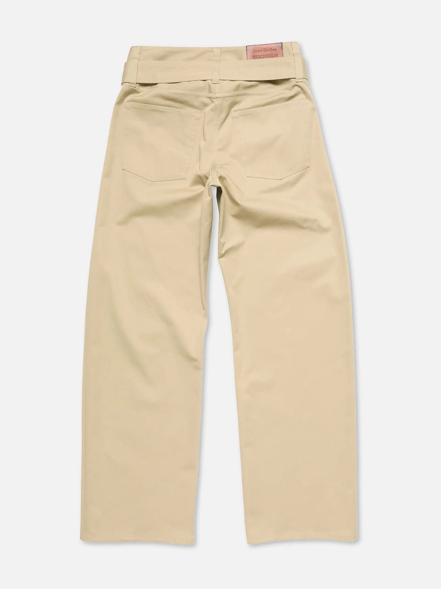 Twill-Hose mit Gürtel für Damen