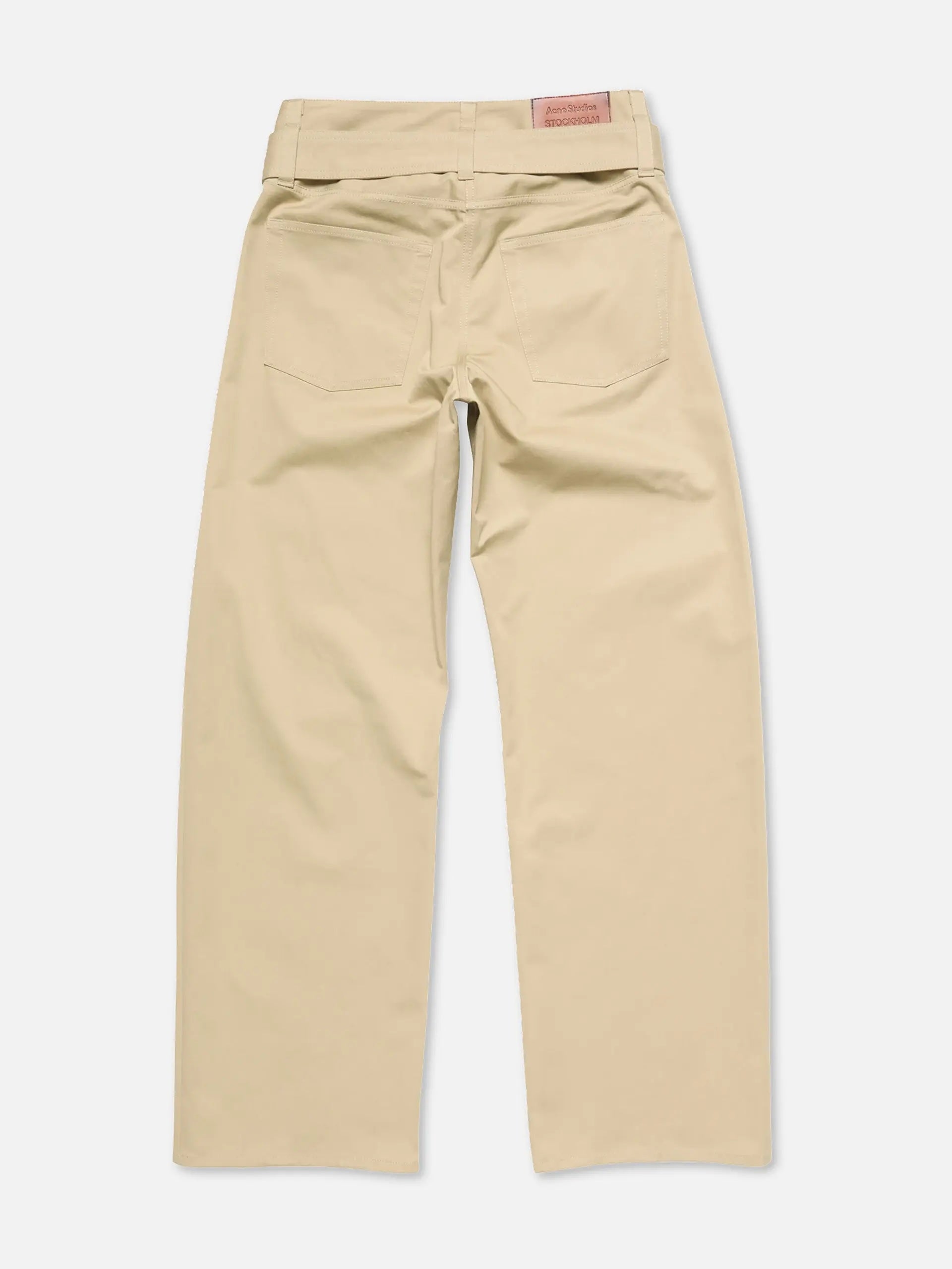 Twill-Hose mit Gürtel für Damen