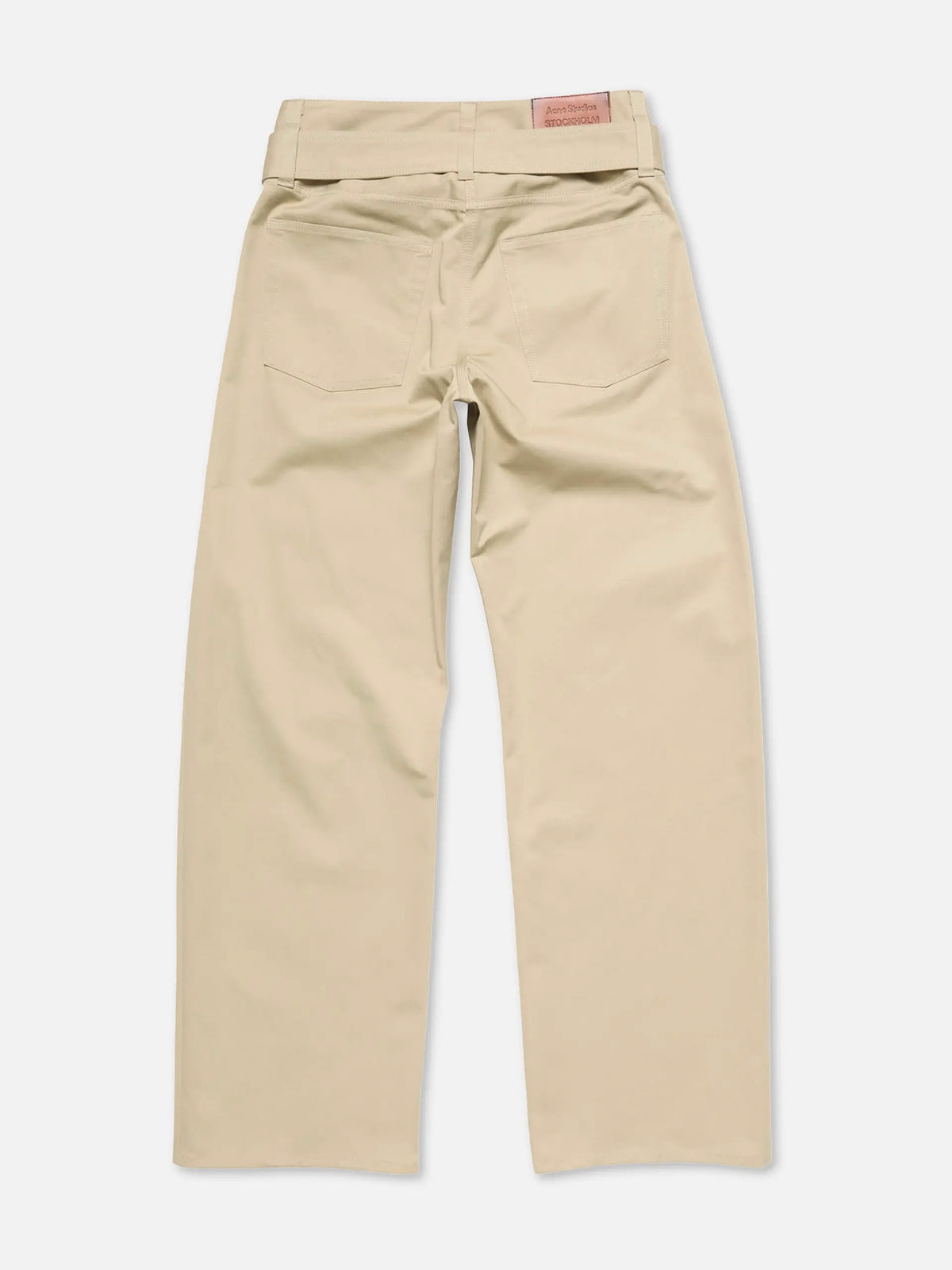ACNE STUDIOS - Twill-Hose mit Gürtel für Damen