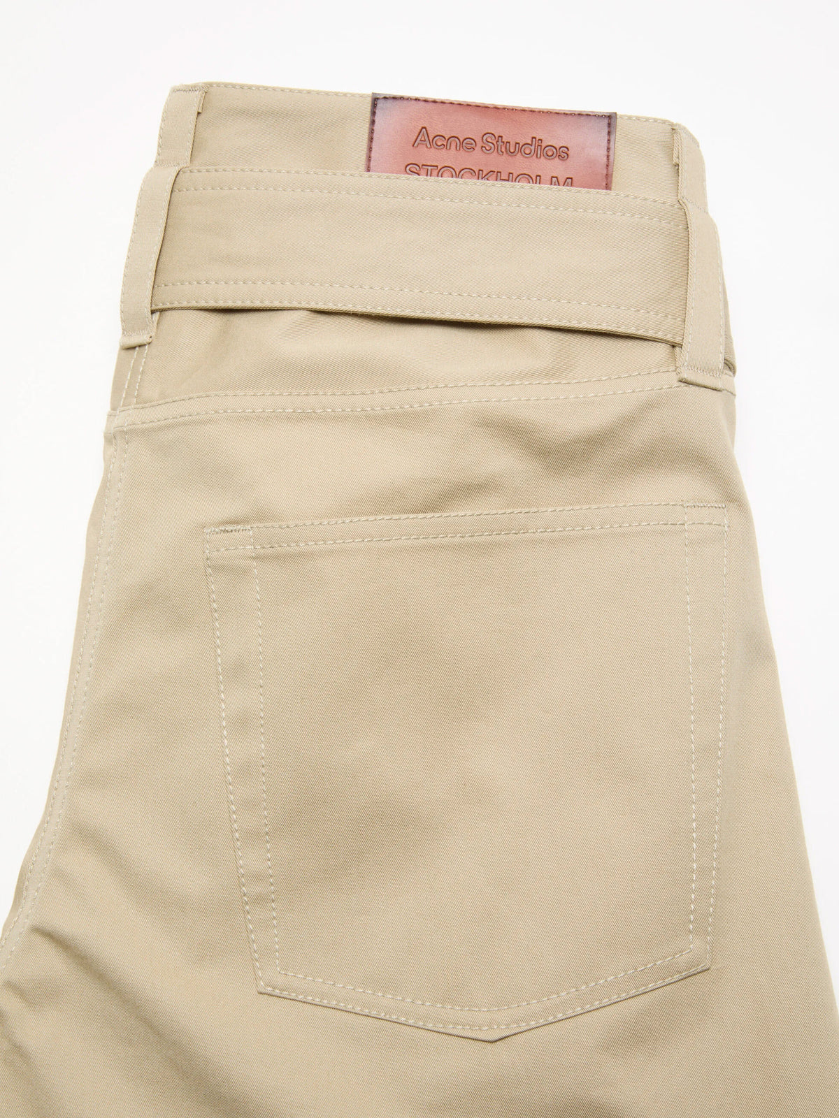 ACNE STUDIOS - Twill-Hose mit Gürtel für Damen