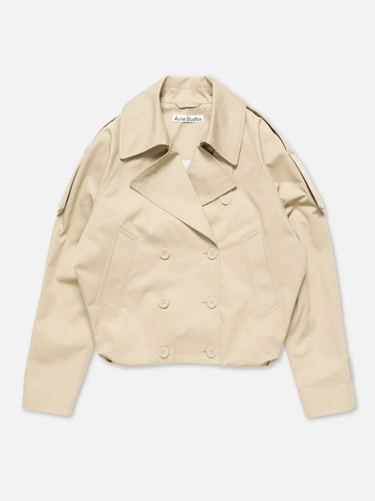 ACNE STUDIOS - Kurzer Trenchcoat aus Twill für Damen