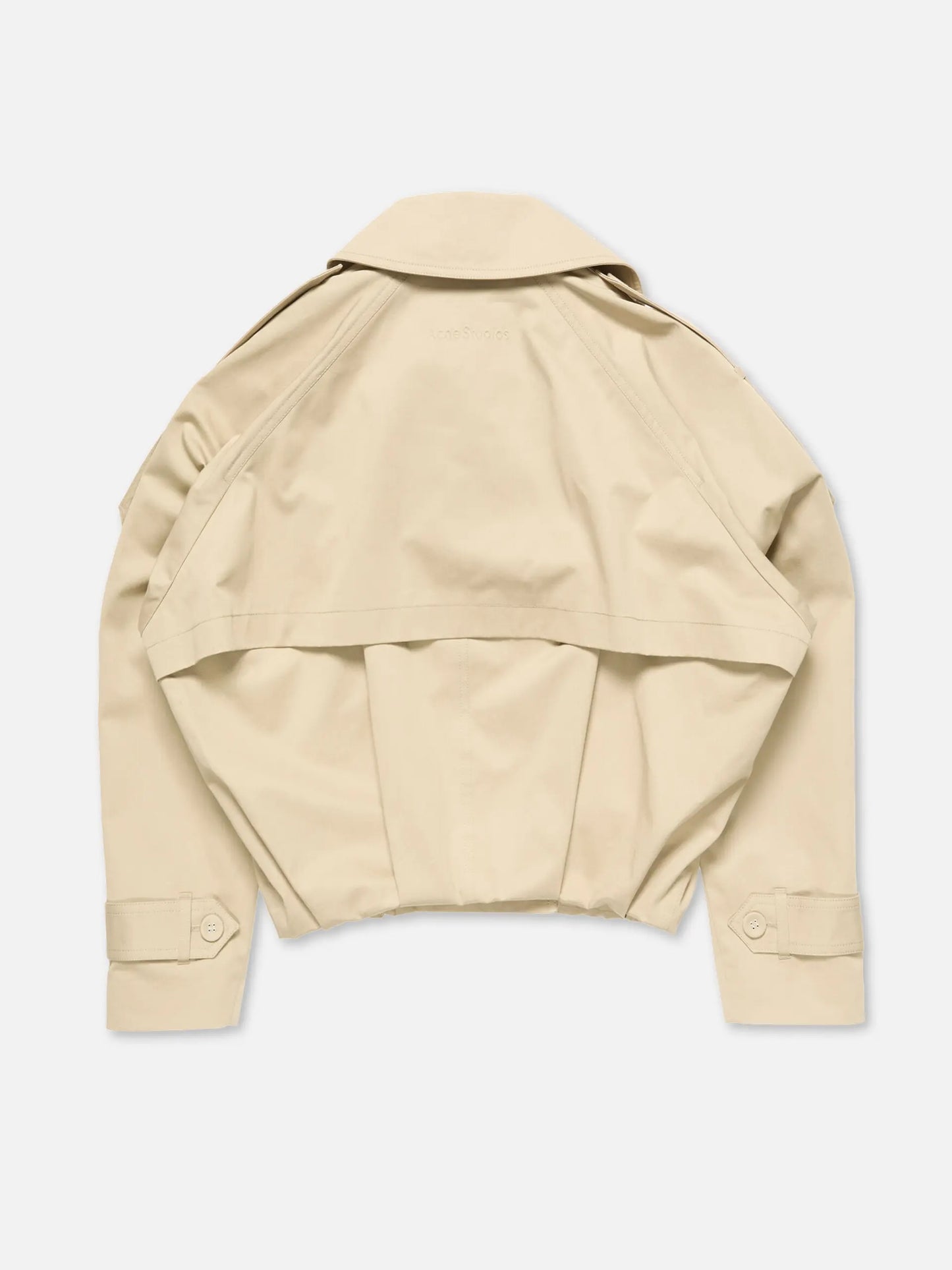 Kurzer Trenchcoat aus Twill für Damen