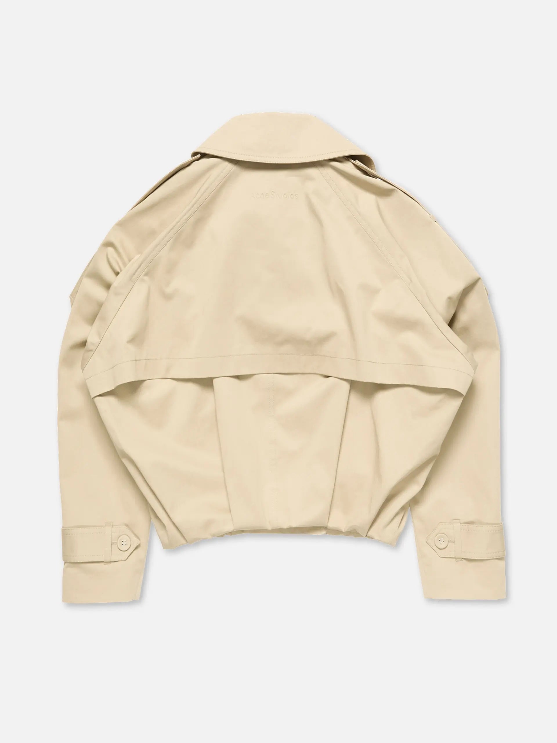 Kurzer Trenchcoat aus Twill für Damen