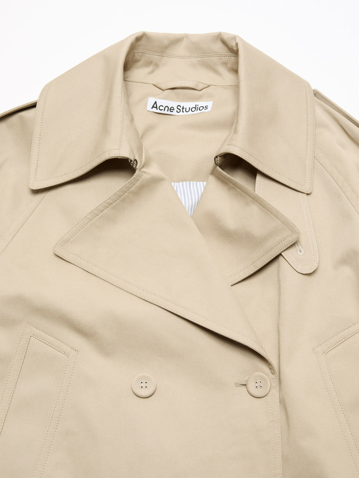 ACNE STUDIOS - Kurzer Trenchcoat aus Twill für Damen