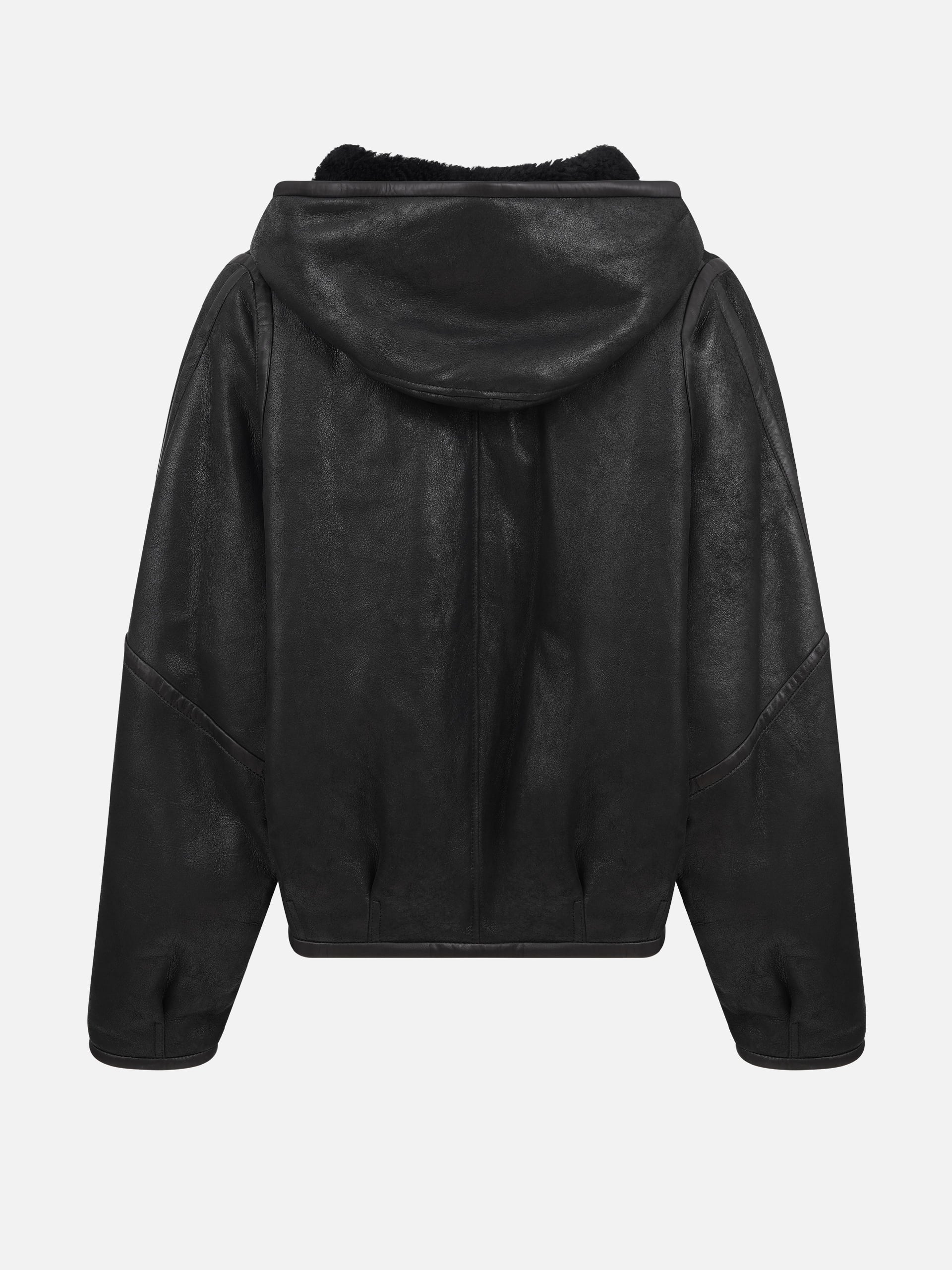 Shearling-Lederjacke Amiel für Damen
