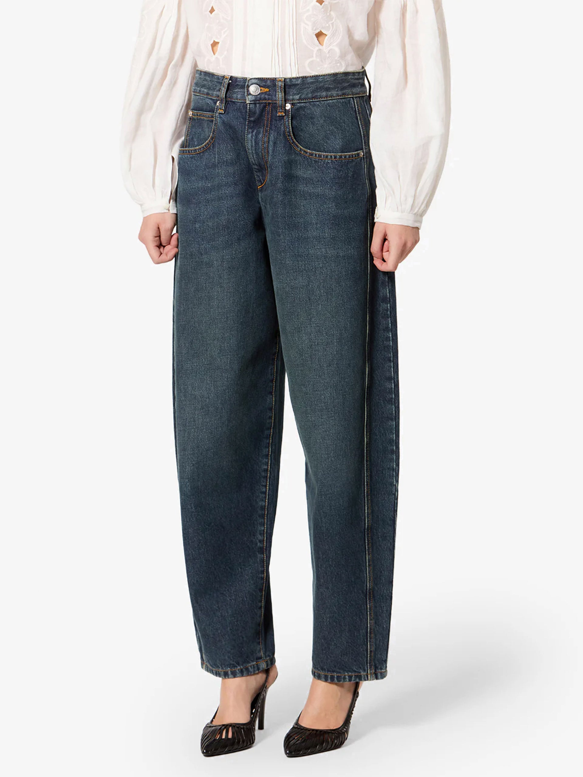 Barrel-Jeans Oriane für Damen