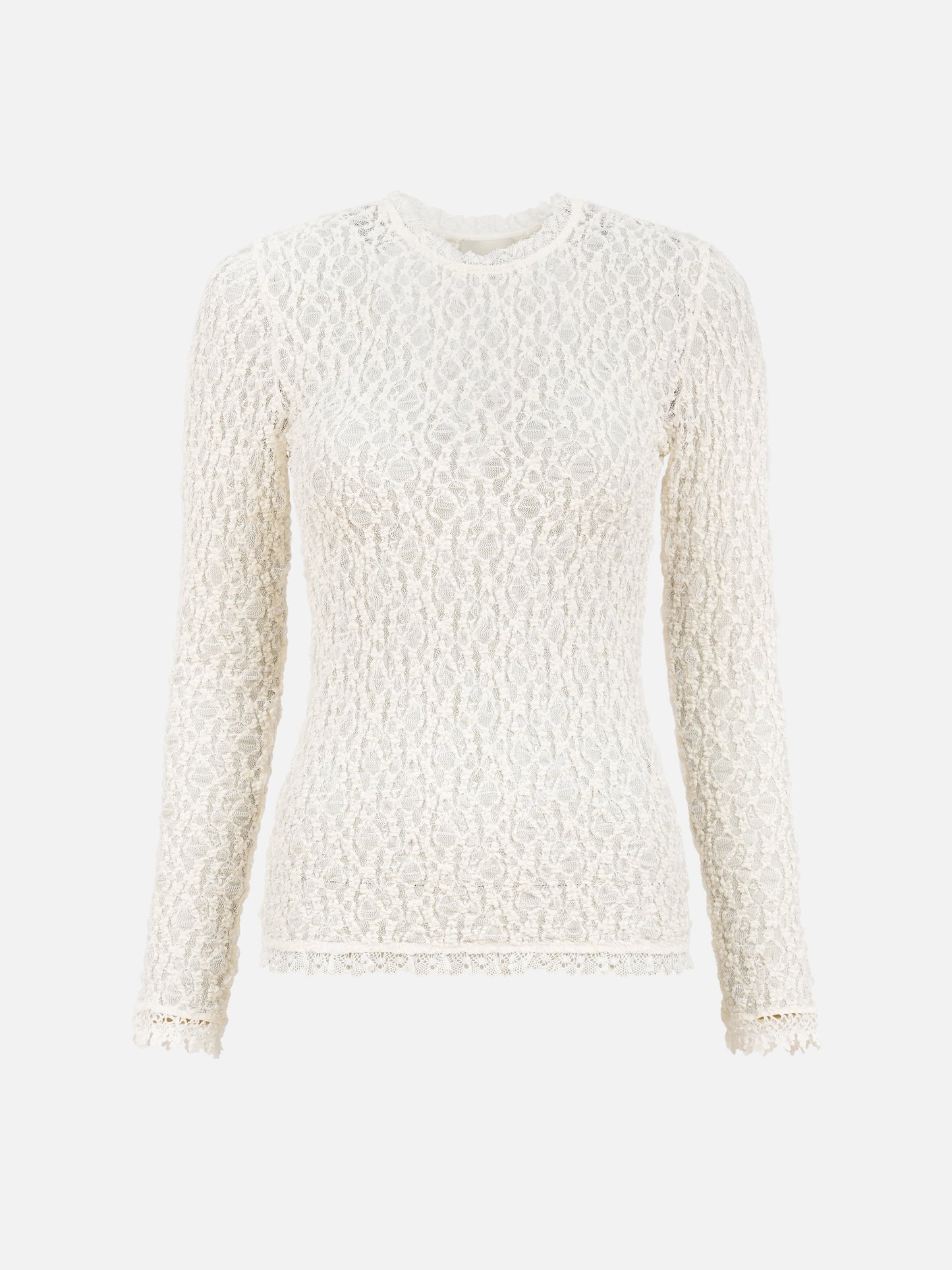 Isabel Marant – Top Brany aus Stretch-Spitze für Damen Weiß - White