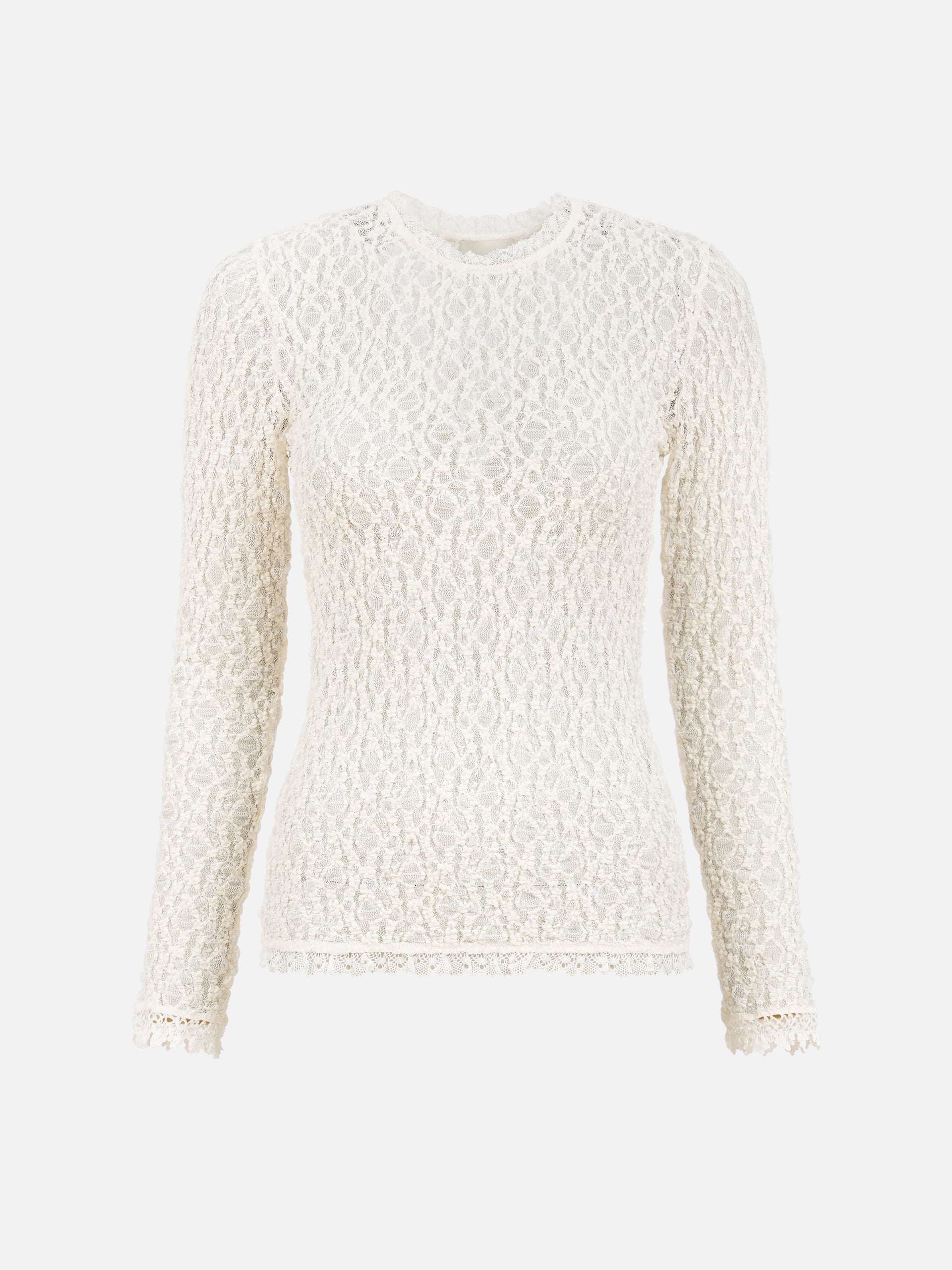 Isabel Marant – Top Brany aus Stretch-Spitze für Damen Weiß - White