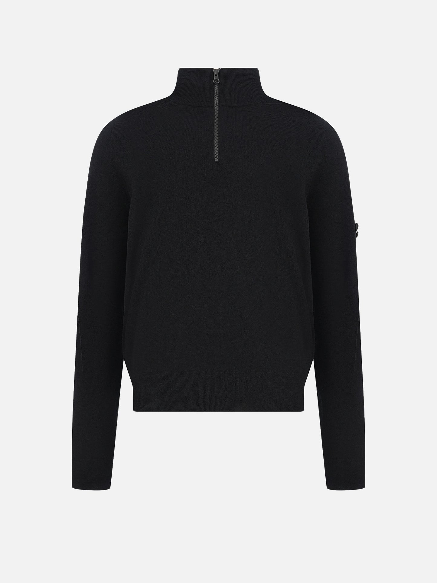 Half-Zip Pullover aus Stretch-Wolle für Herren