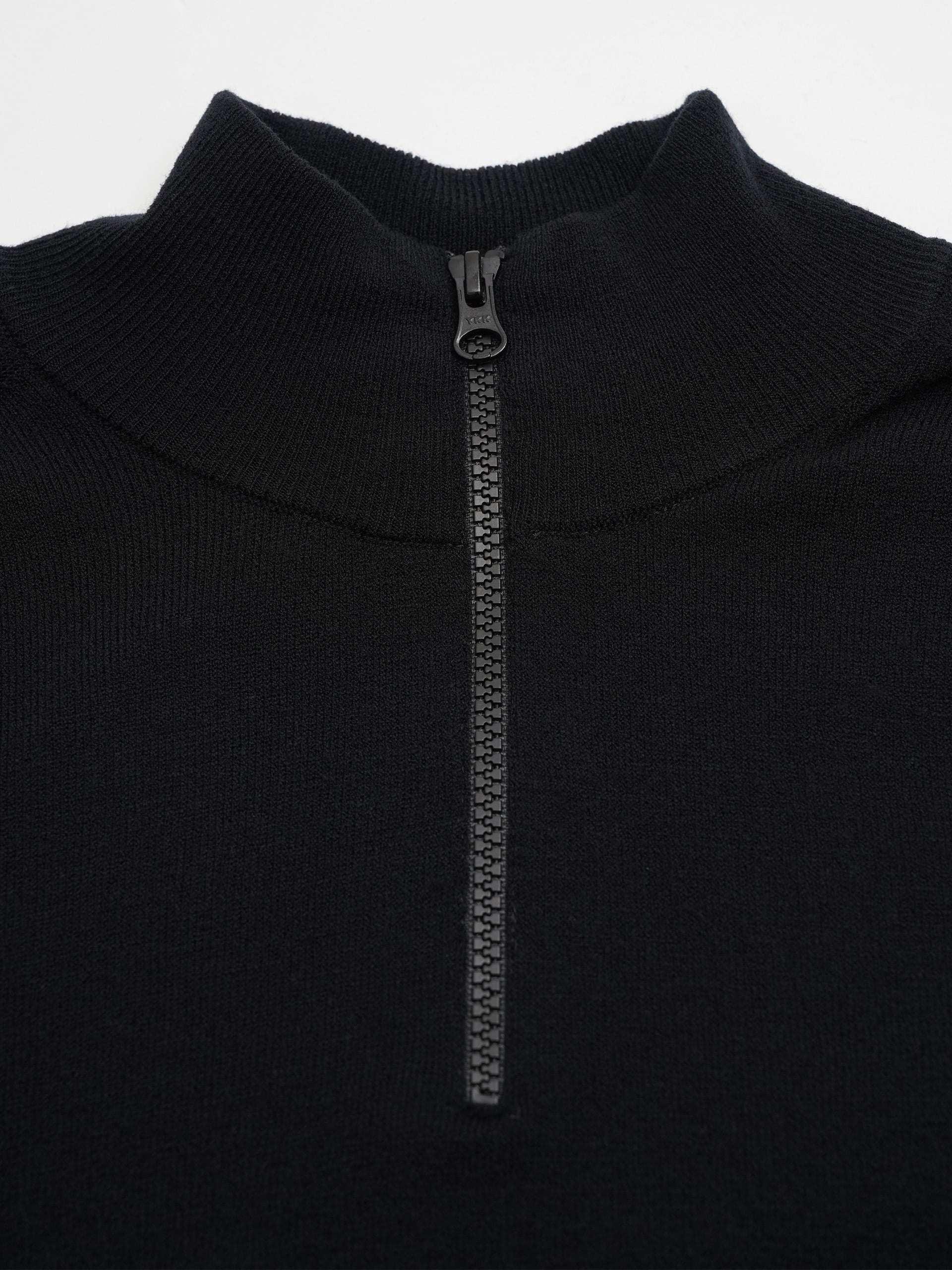 Half-Zip Pullover aus Stretch-Wolle für Herren