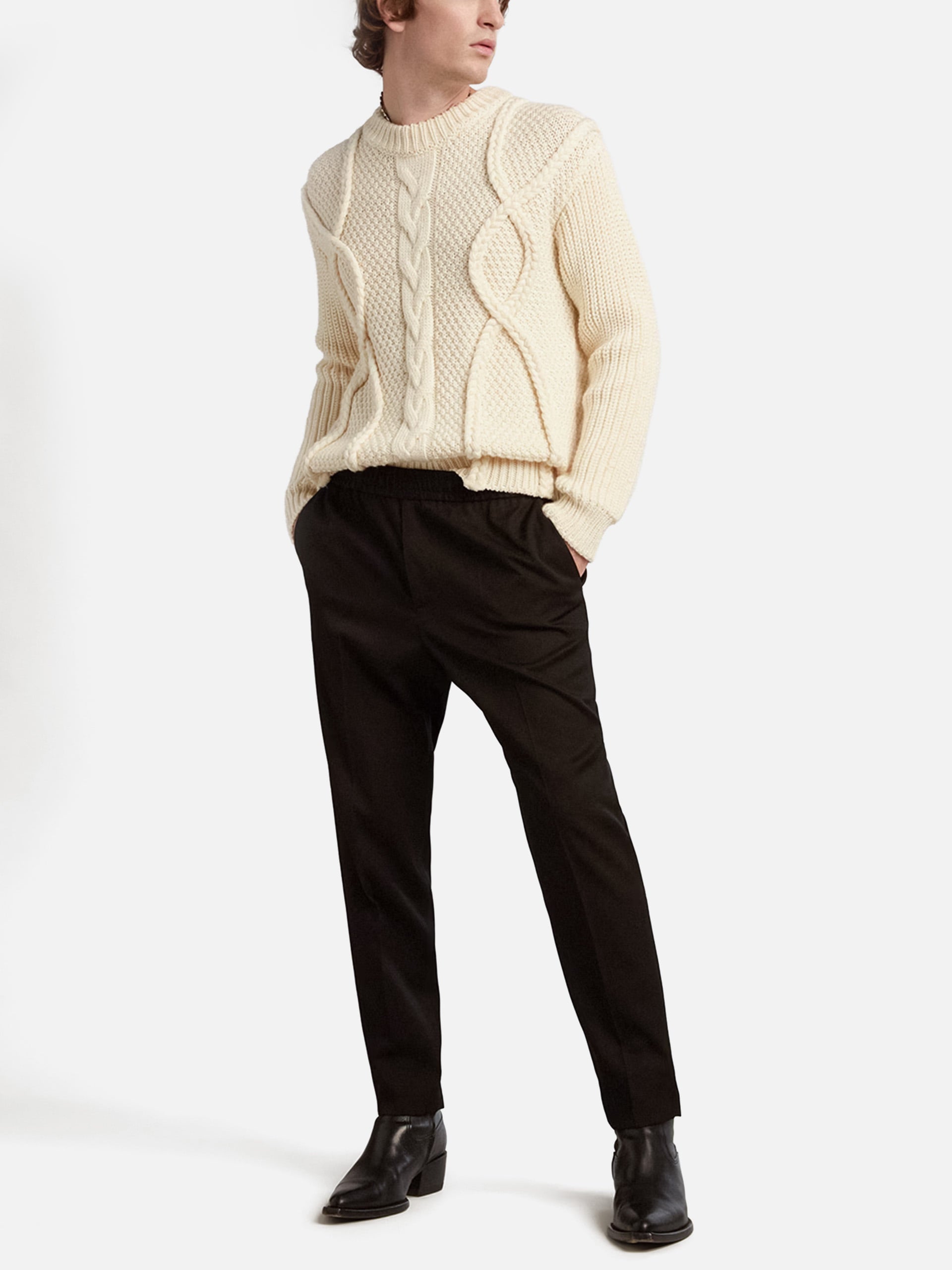 GOLDEN GOOSE - Hose Luke aus Wollgabardine für Herren