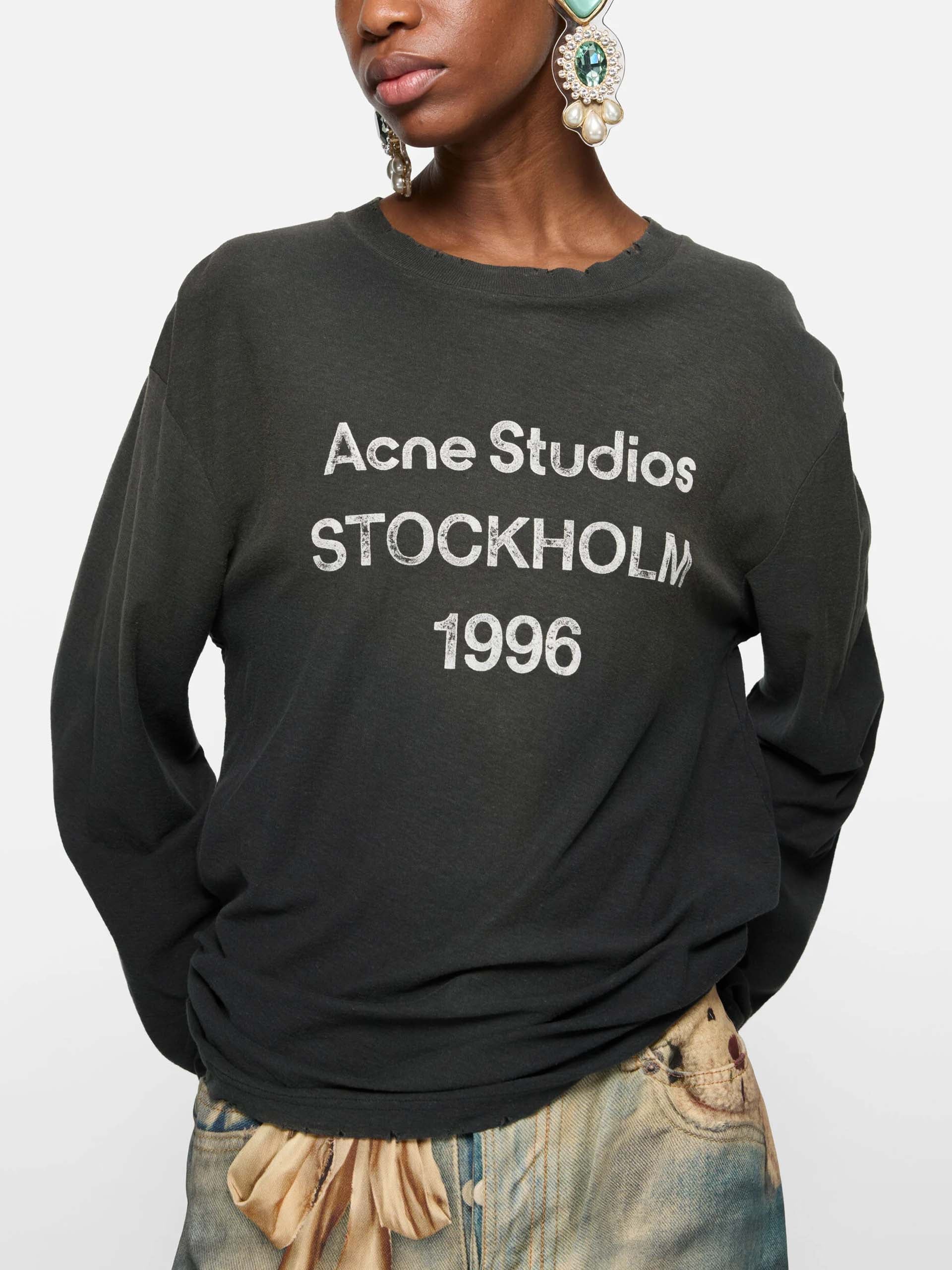 ACNE STUDIOS - Longsleeve-T-Shirt mit 1996 Logo