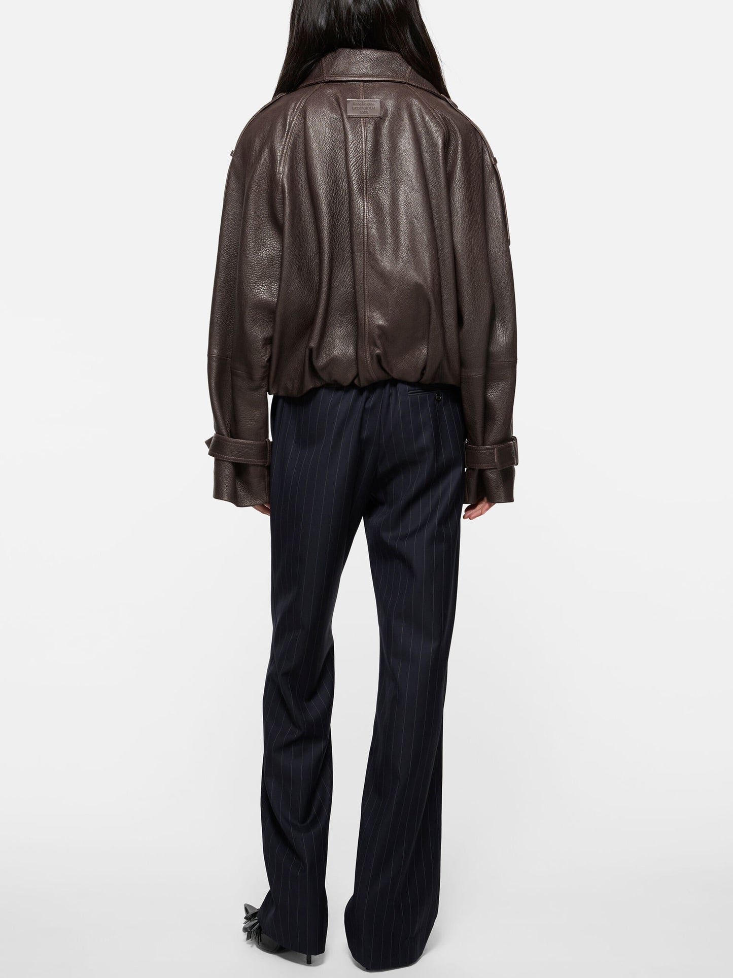 ACNE STUDIOS - Kurzer Trenchcoat aus Leder für Damen