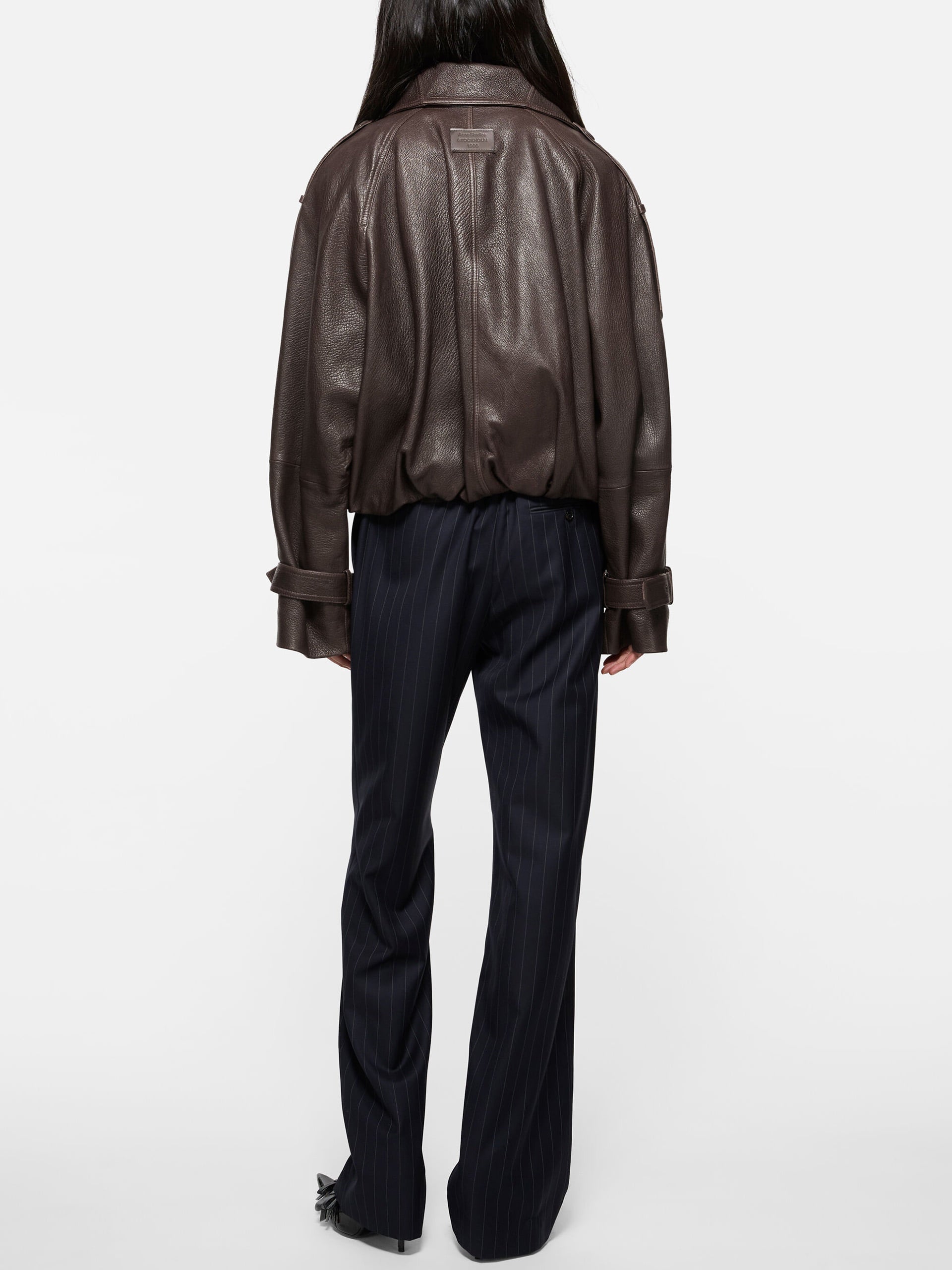 ACNE STUDIOS - Kurzer Trenchcoat aus Leder für Damen