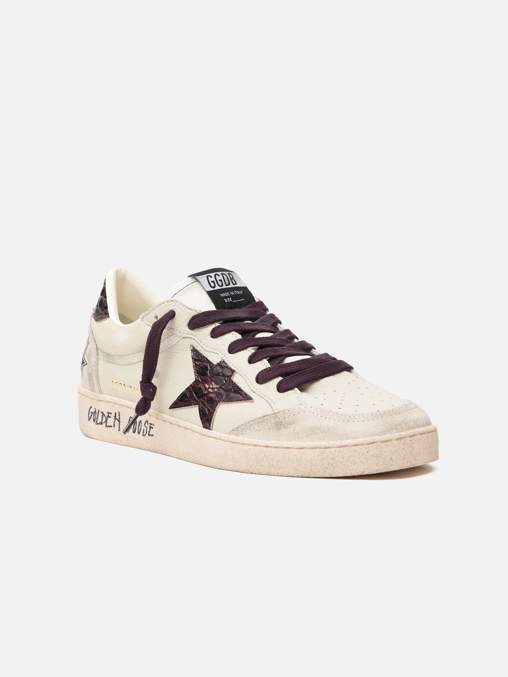 GOLDEN GOOSE - Sneakers Ball Star aus Leder für Herren