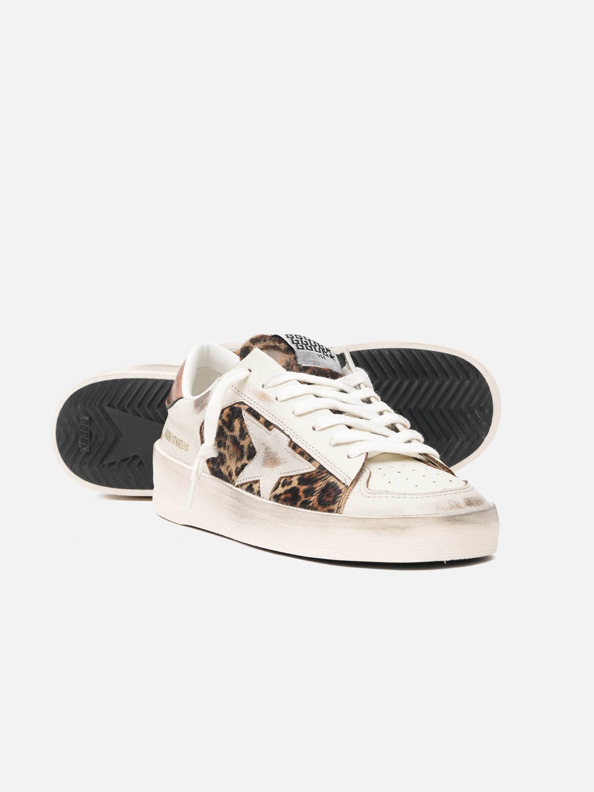 GOLDEN GOOSE - Sneakers Stardan mit Leoparden-Print für Damen