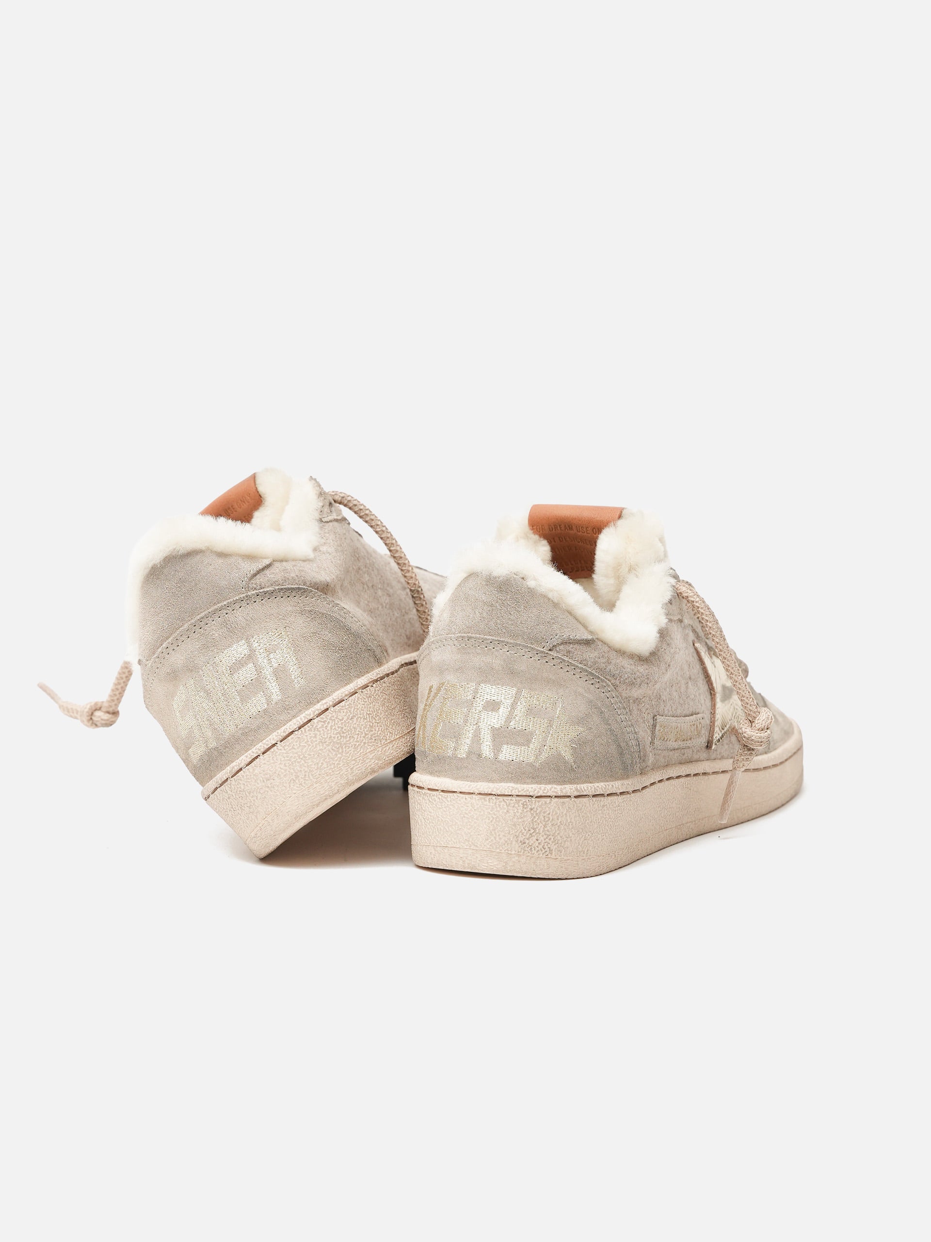 GOLDEN GOOSE - Sneakers Ball Star mit Shearling für Damen