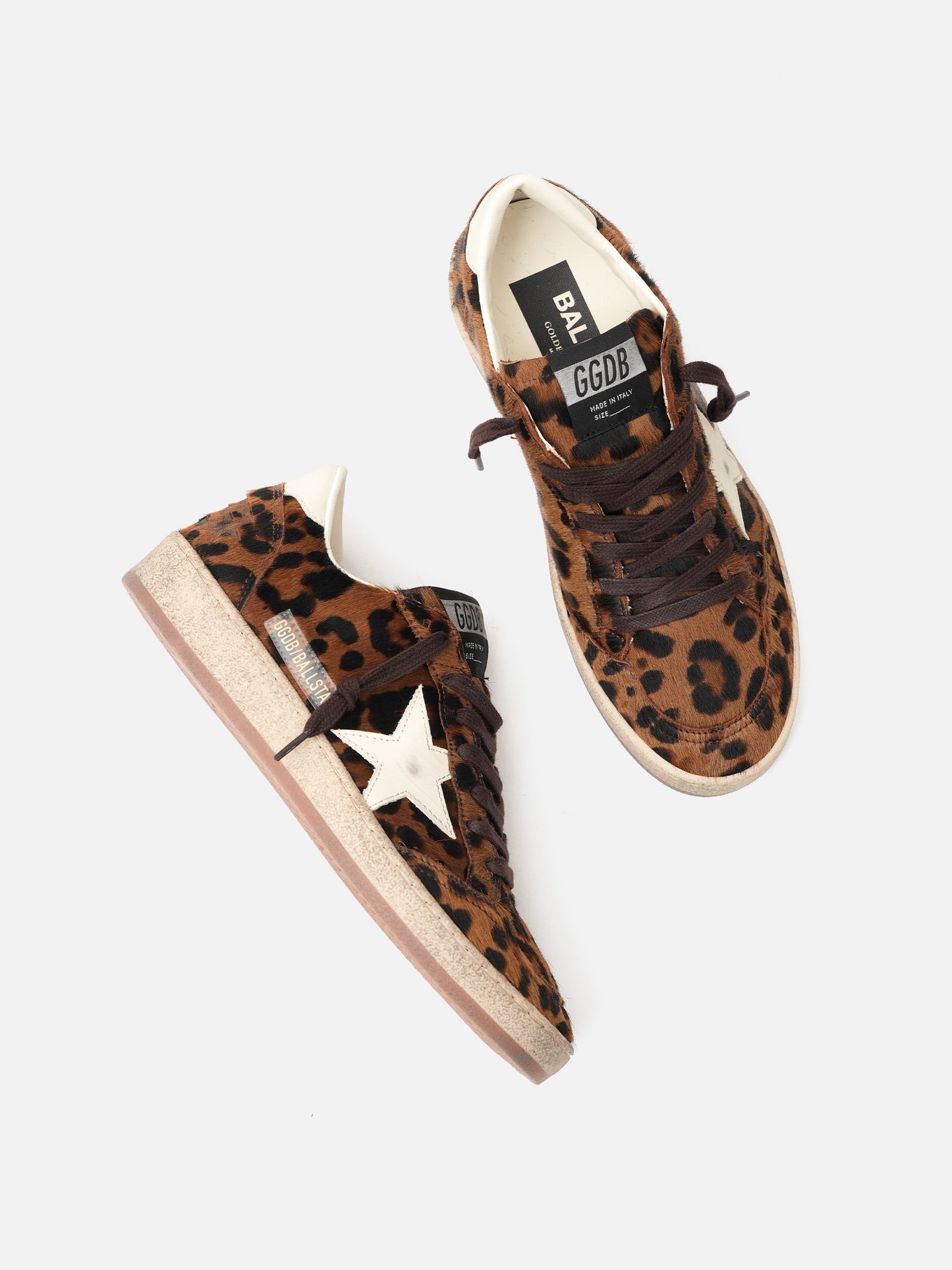 GOLDEN GOOSE - Sneakers Ball Star aus Kalbshaar für Damen