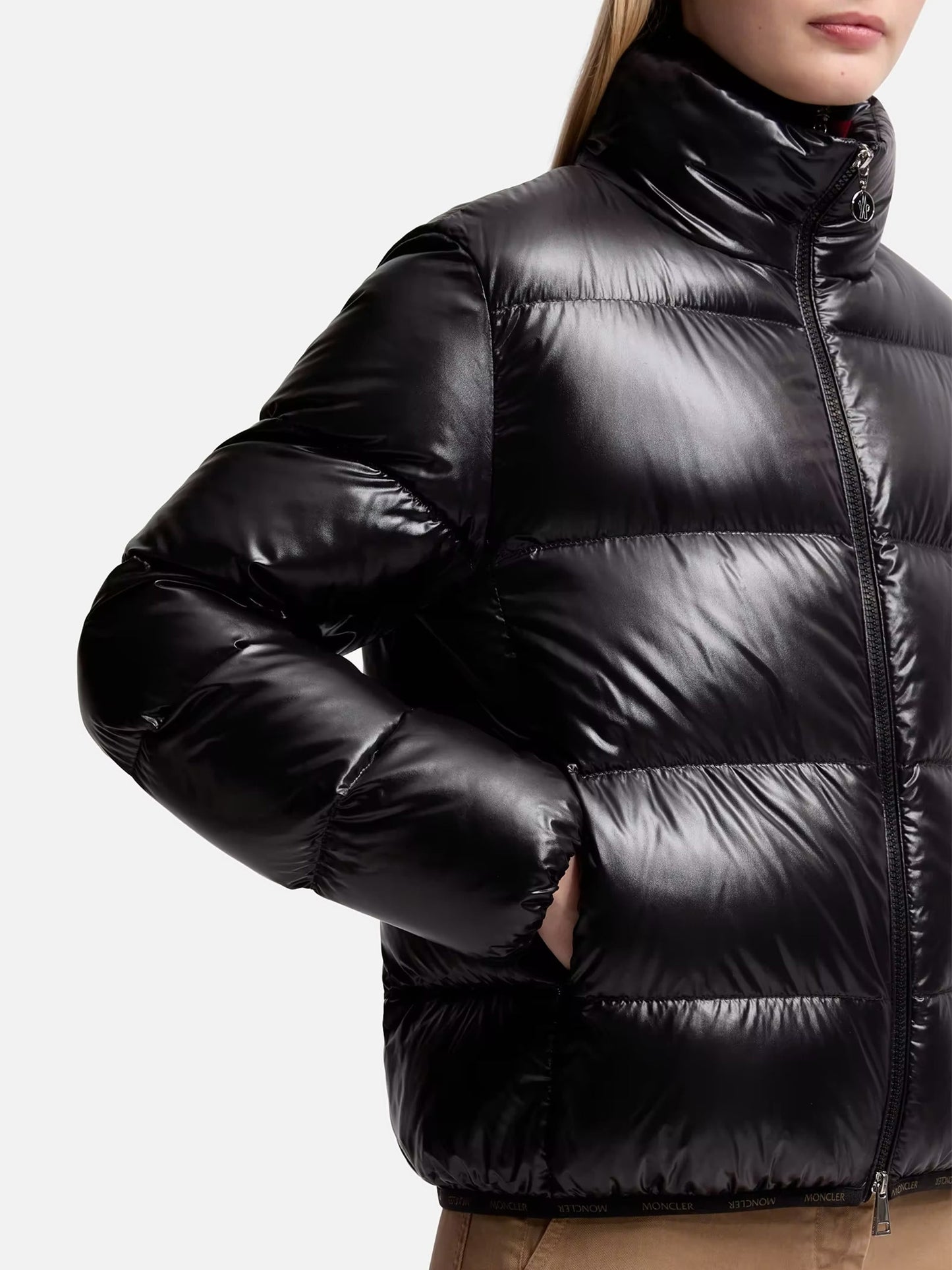 MONCLER - Kurze Daunenjacke Abbadia für Damen