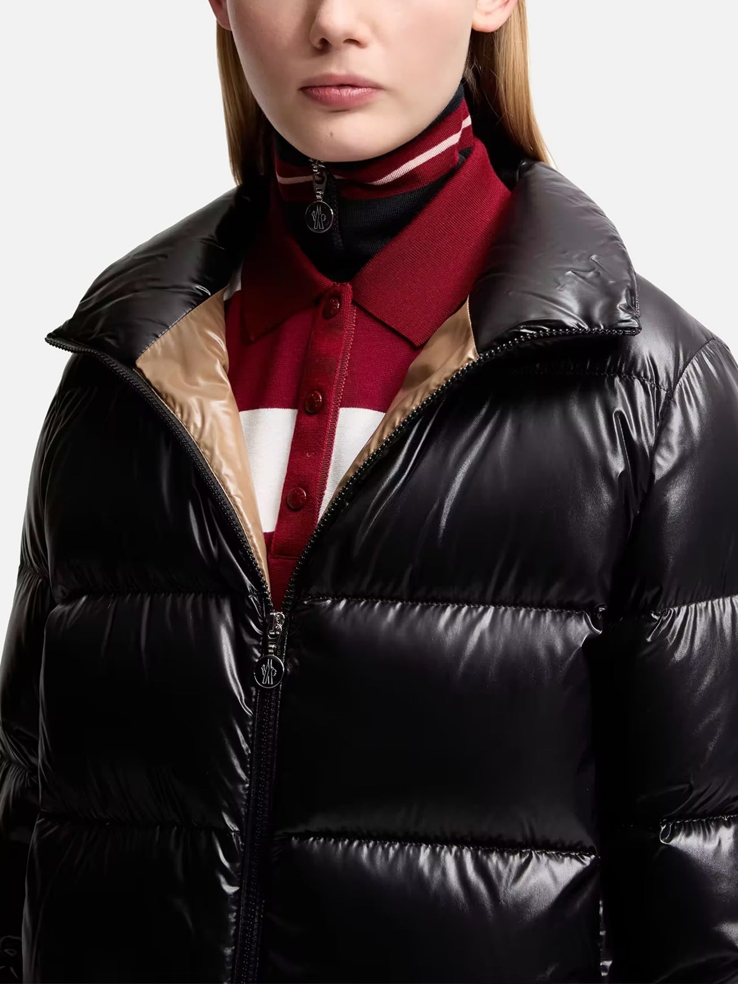 MONCLER - Kurze Daunenjacke Abbadia für Damen