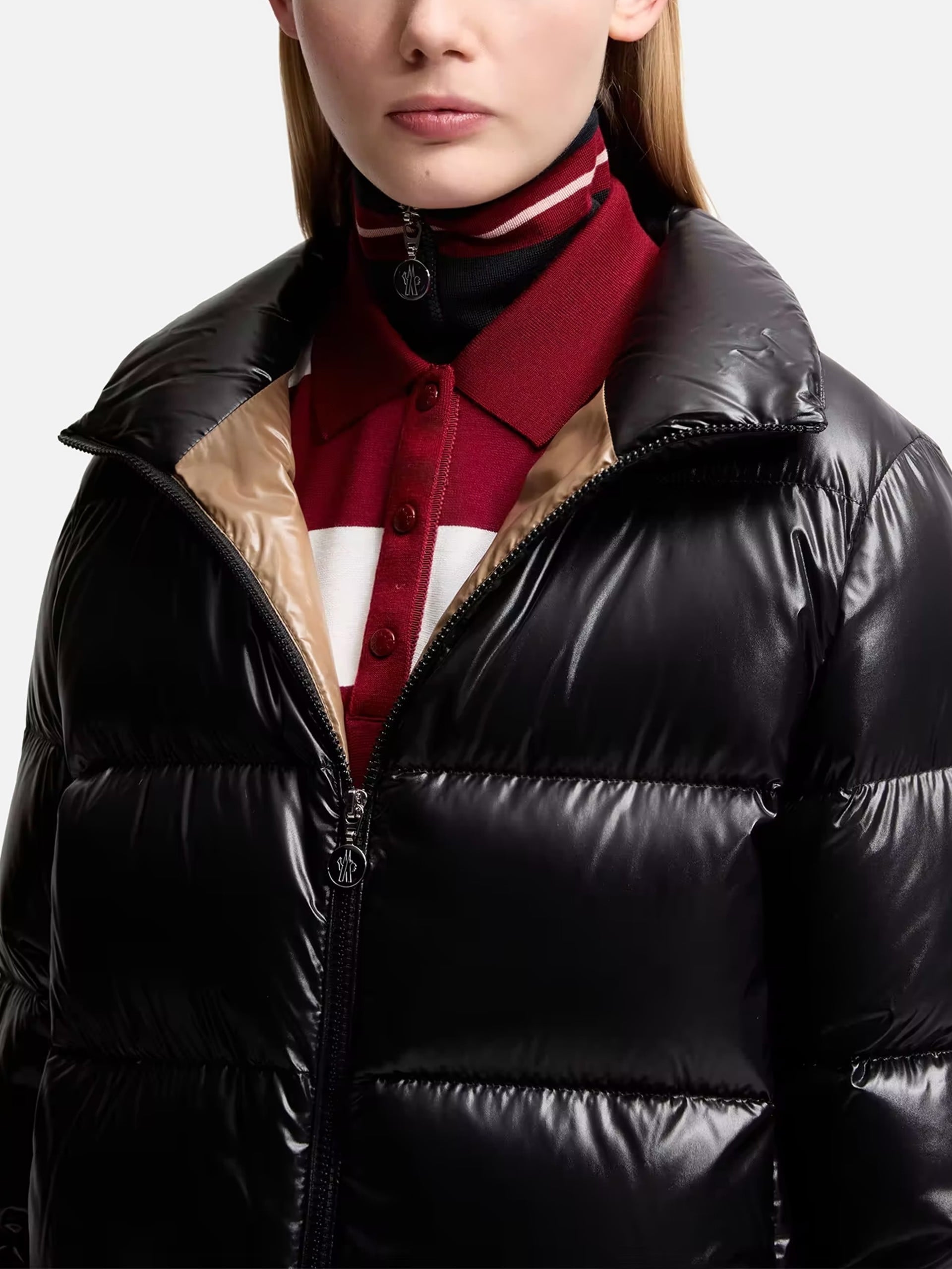 MONCLER - Kurze Daunenjacke Abbadia für Damen
