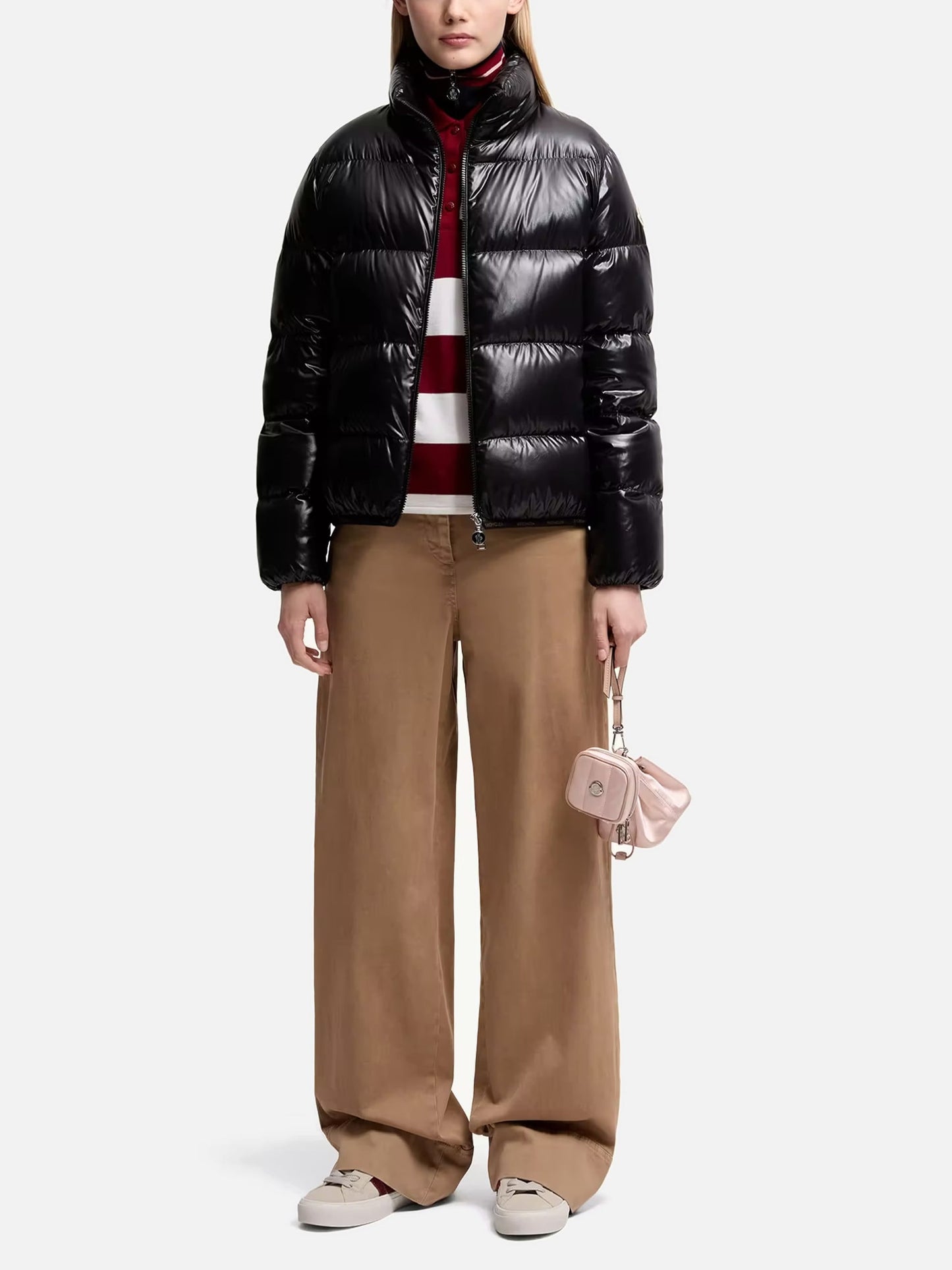MONCLER - Kurze Daunenjacke Abbadia für Damen