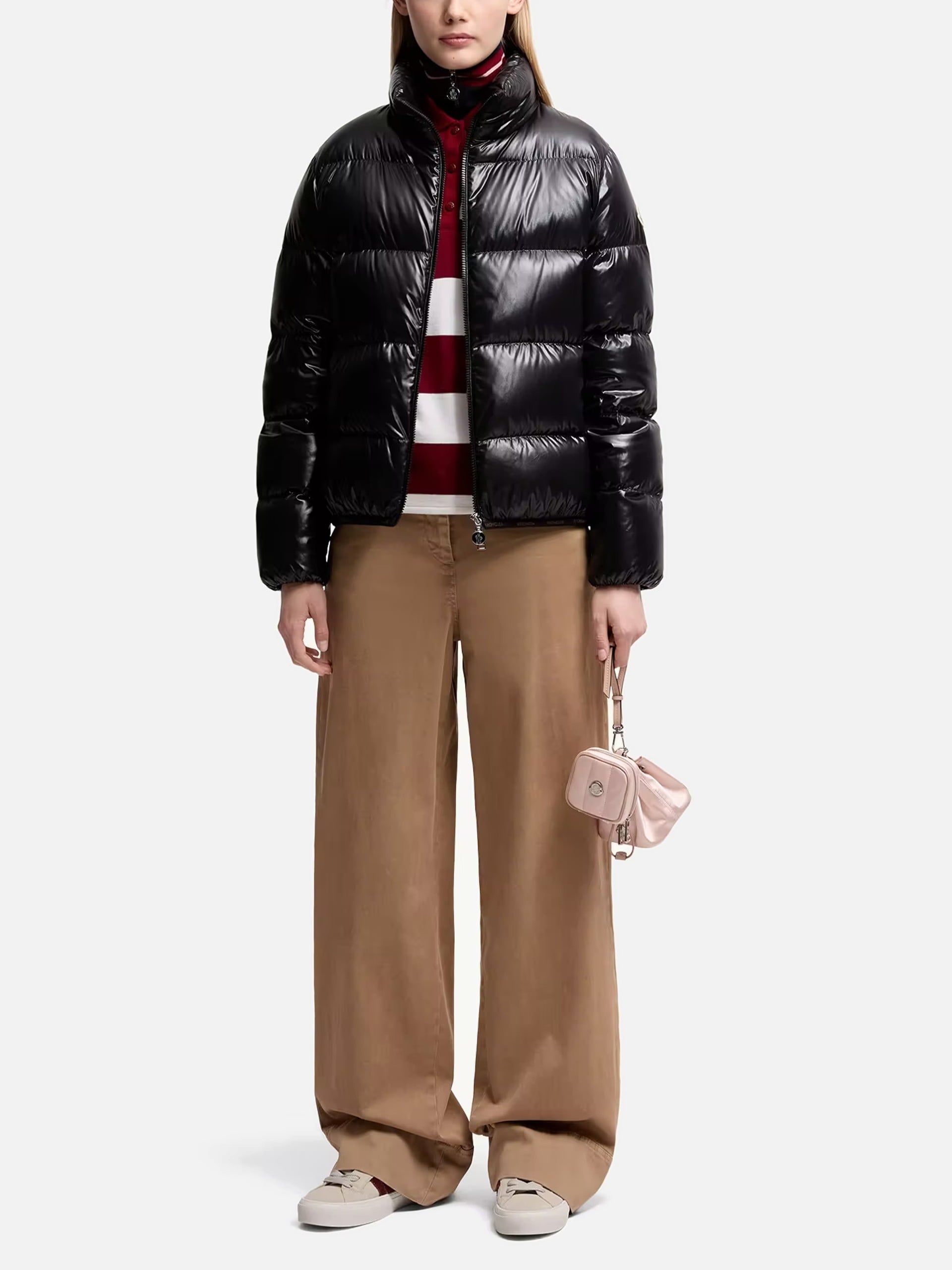 MONCLER - Kurze Daunenjacke Abbadia für Damen