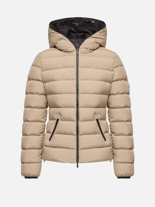 Moncler – Daunenjacke Herbe mit Kapuze für Damen Beige