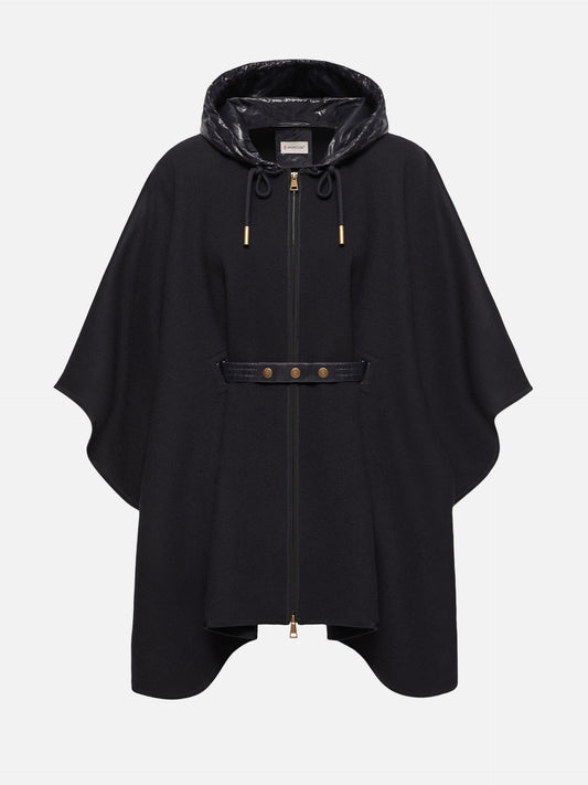 MONCLER - Gefüttertes Cape aus Wollmischung für Damen