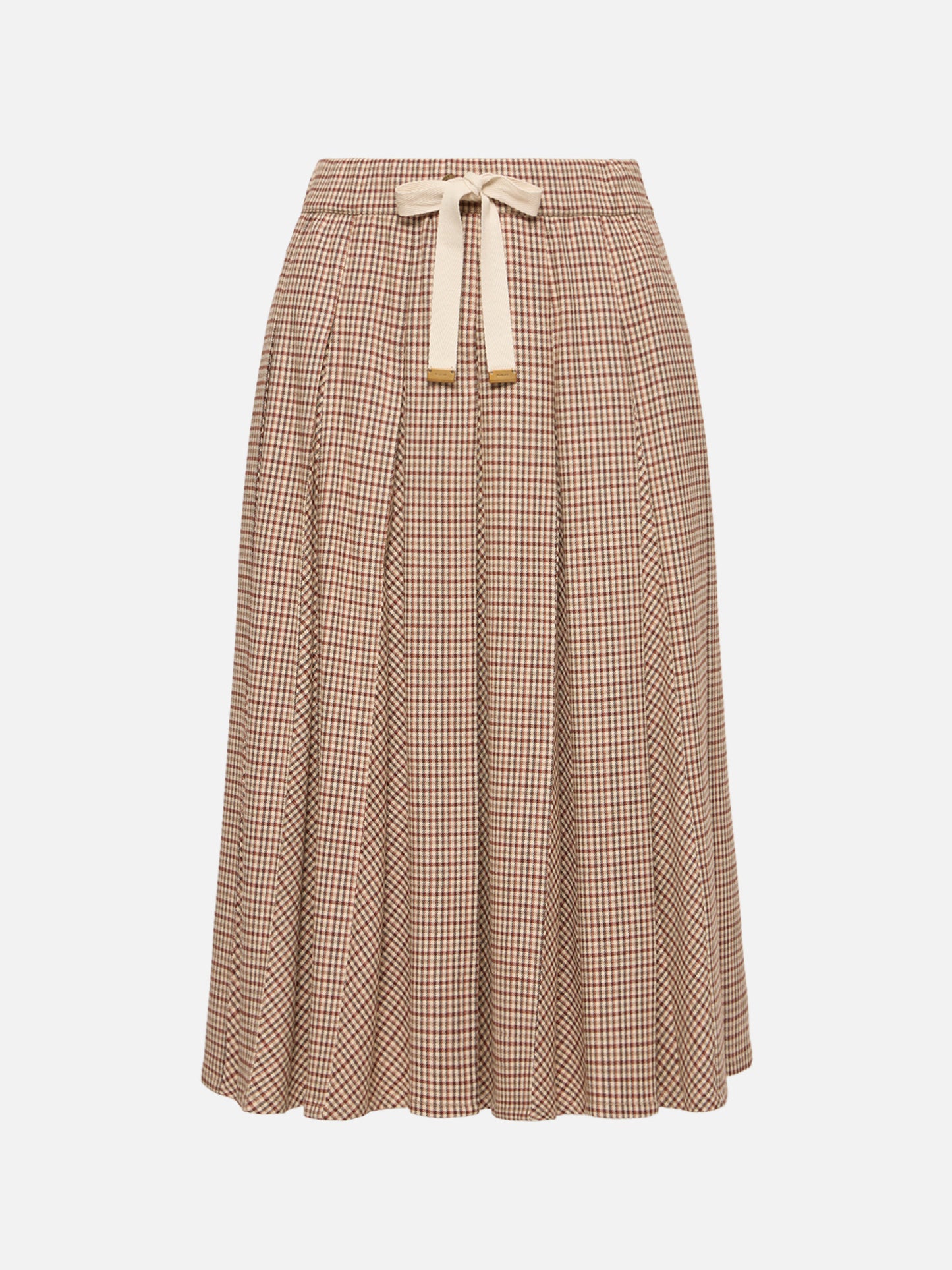 MONCLER - Karierter Midirock aus Viskose-Mix für Damen