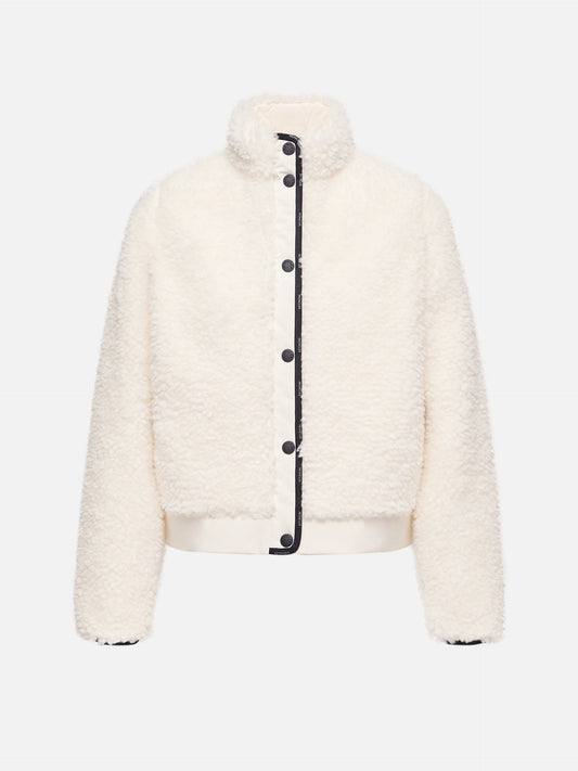 MONCLER - Cardigan aus Teddy-Fleece für Damen
