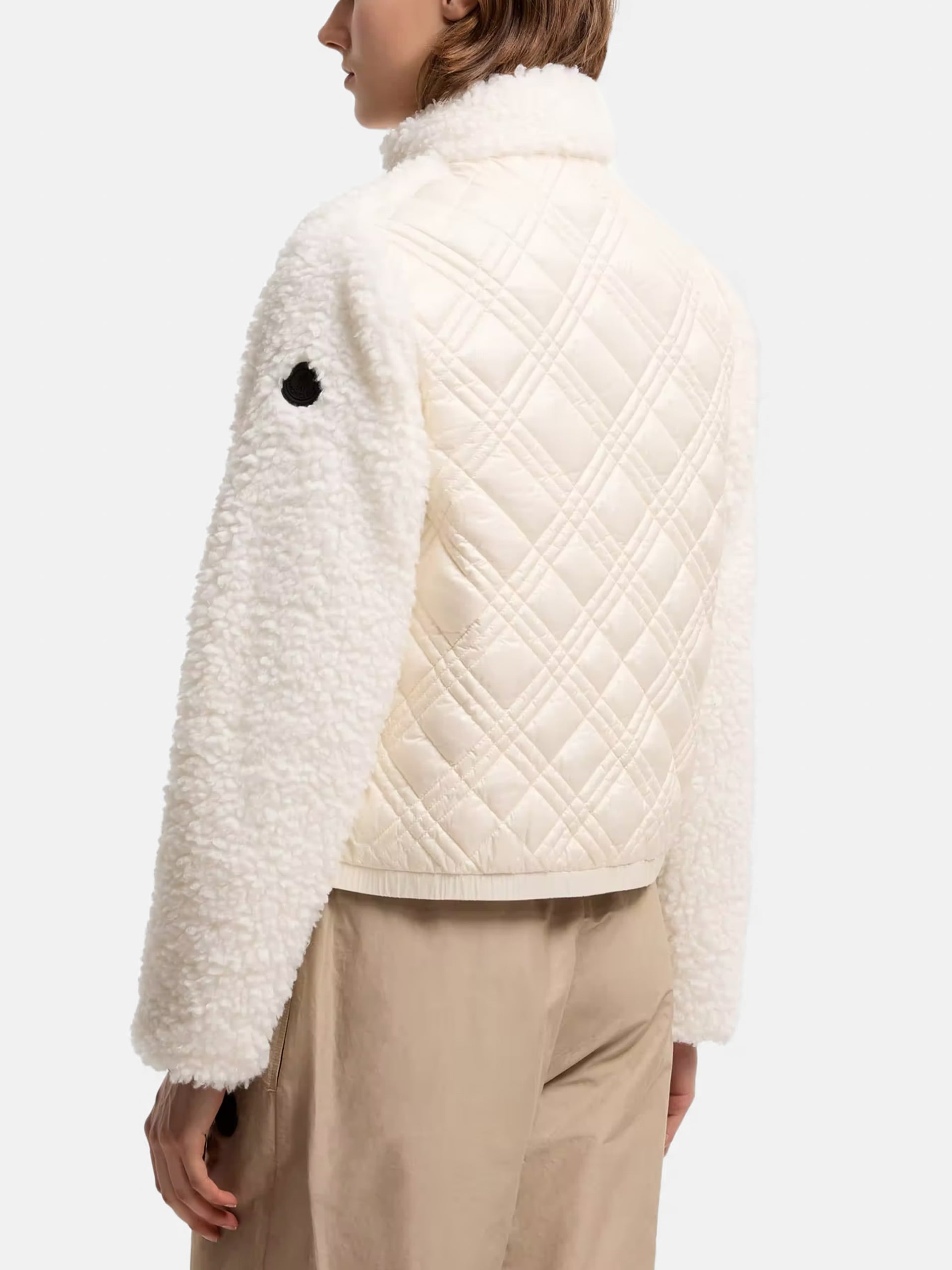 MONCLER - Cardigan aus Teddy-Fleece für Damen