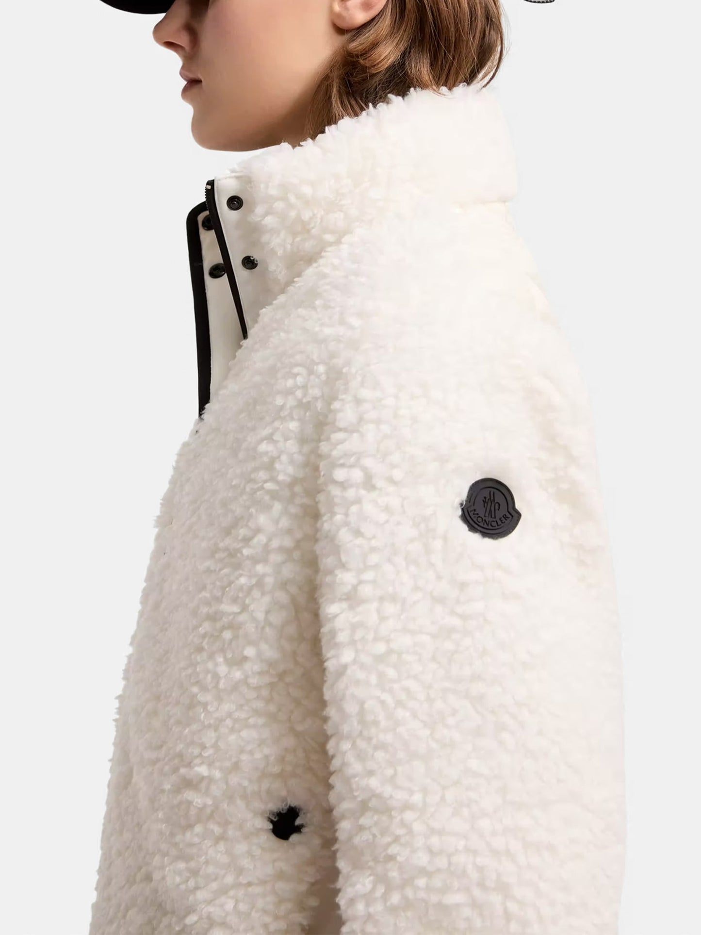 MONCLER - Cardigan aus Teddy-Fleece für Damen
