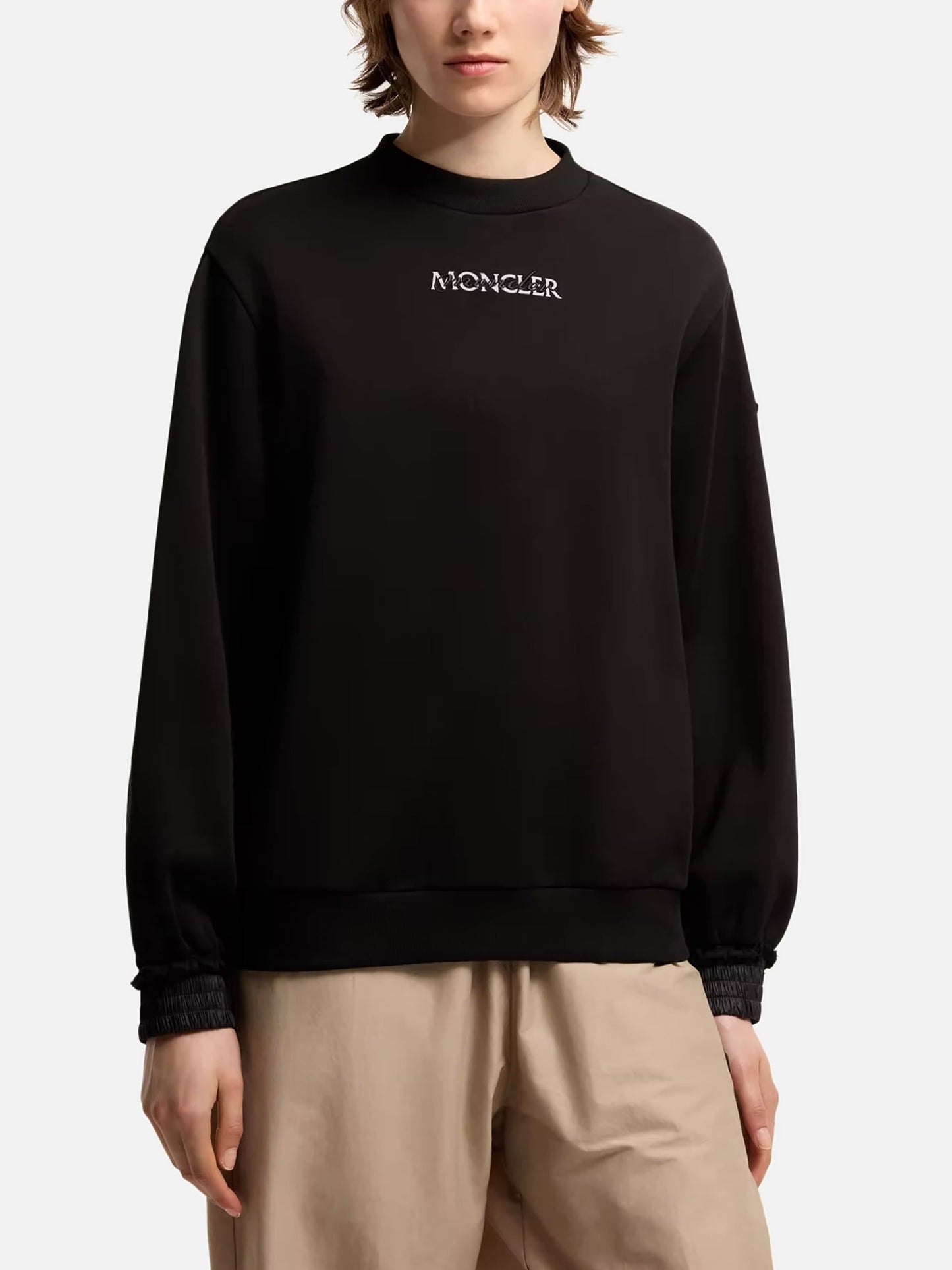 MONCLER - Sweatshirt mit Logo-Details für Damen