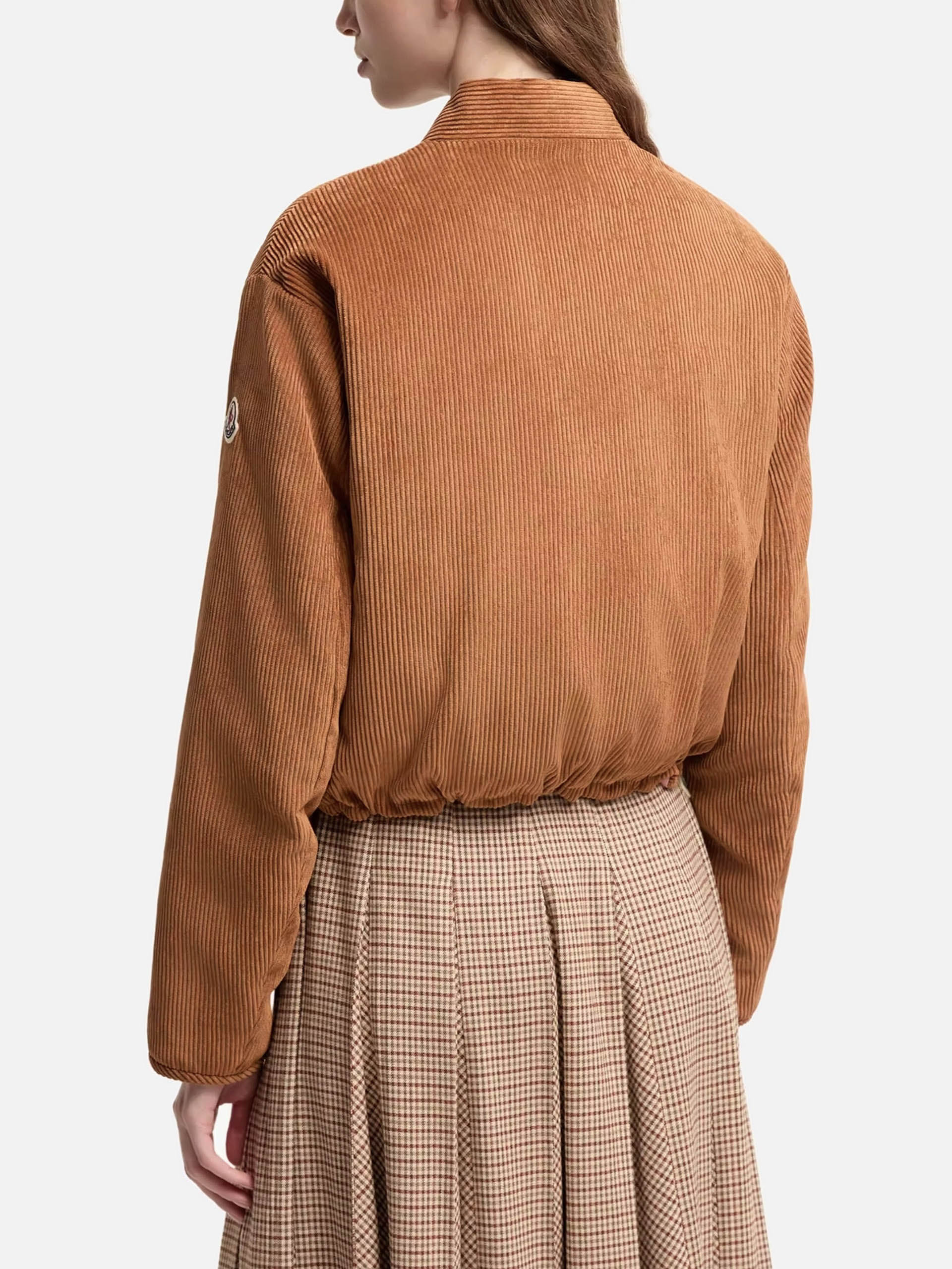 MONCLER - Wendbare Cord-Daunenjacke Blageon für Damen
