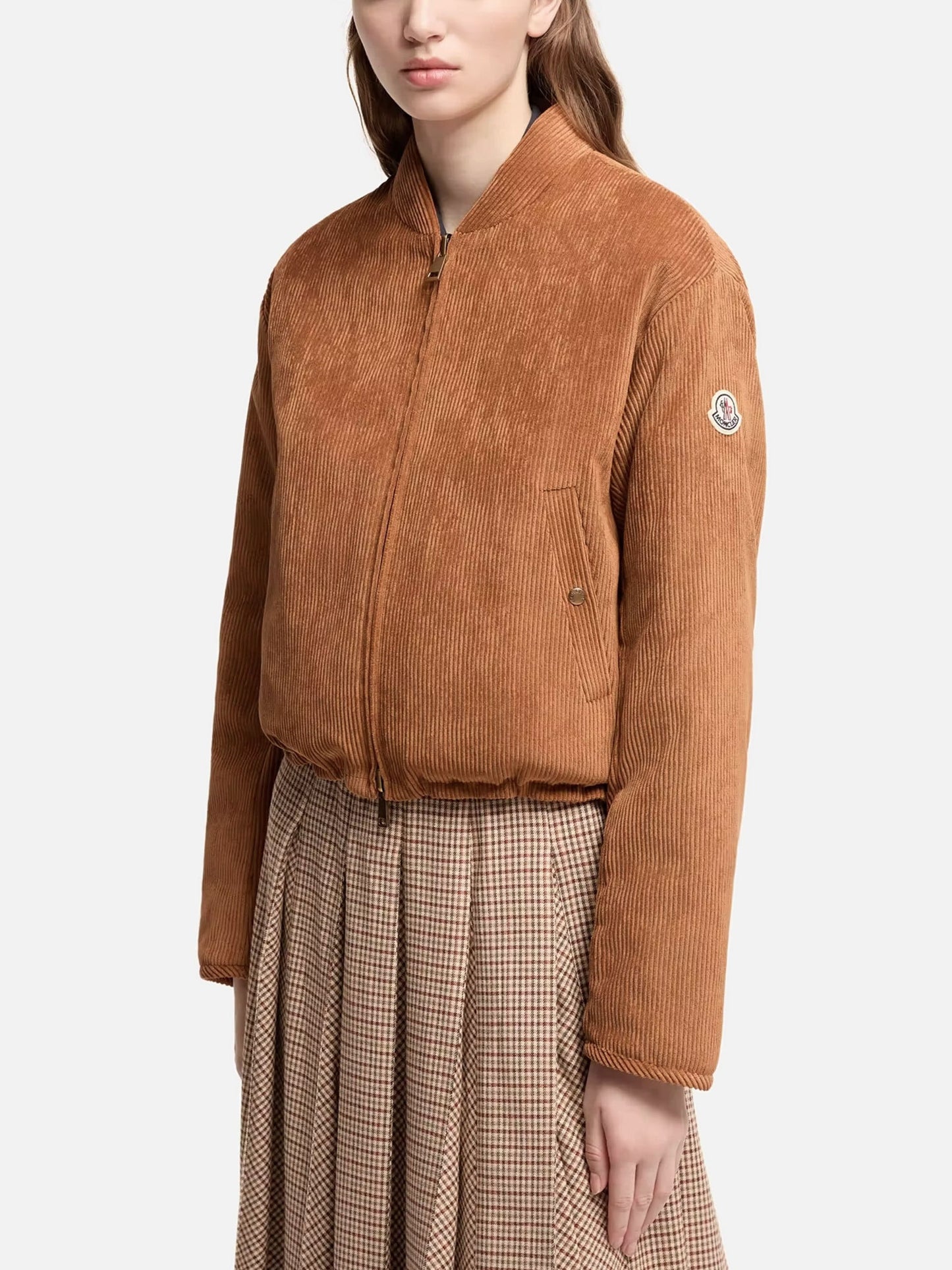 MONCLER - Wendbare Cord-Daunenjacke Blageon für Damen