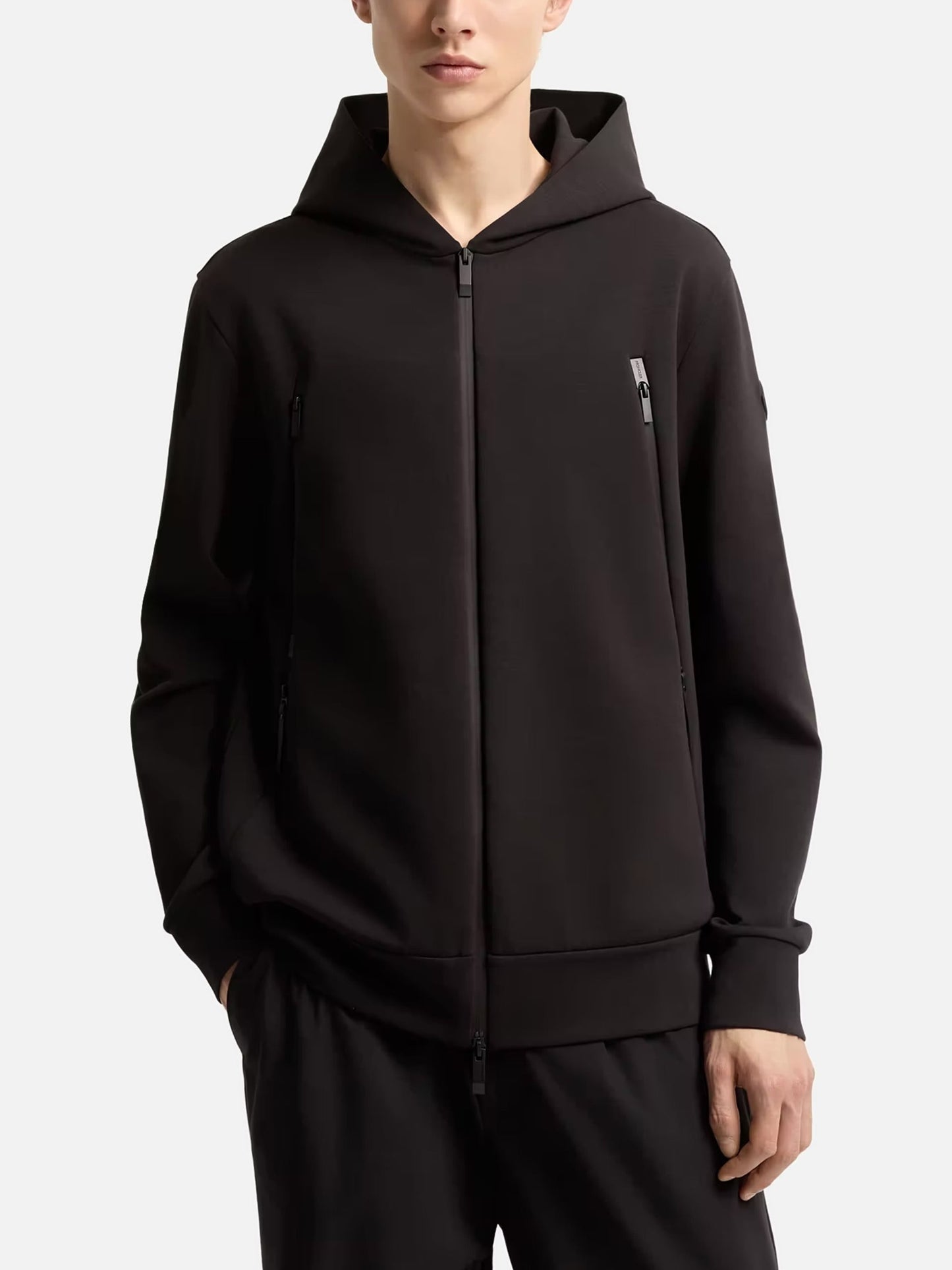 MONCLER - Zip-Hoodie aus Baumwollmischung für Herren