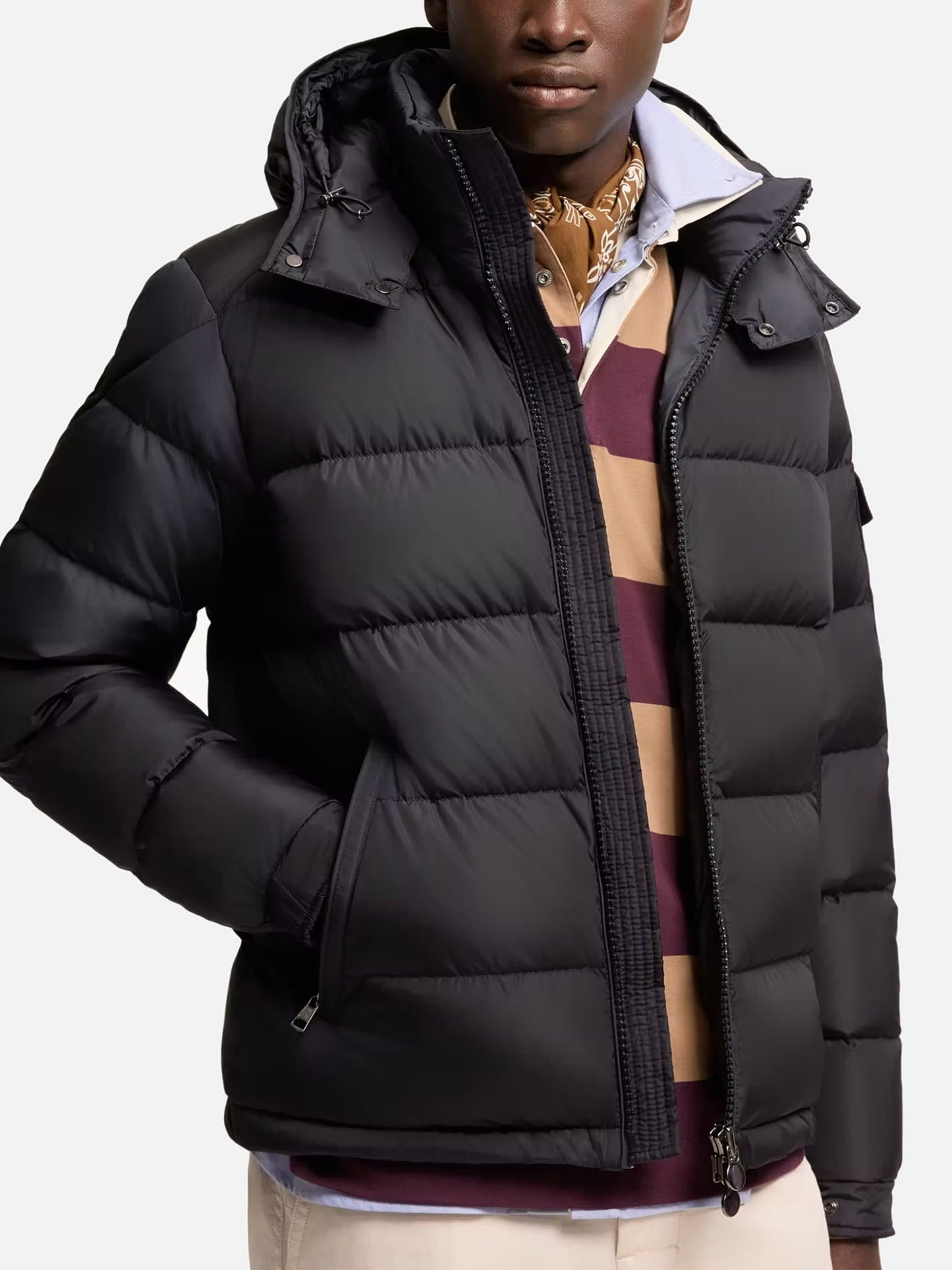 MONCLER - Daunenjacke Maya mit Kapuze für Herren Dunkelblau - Dark blue