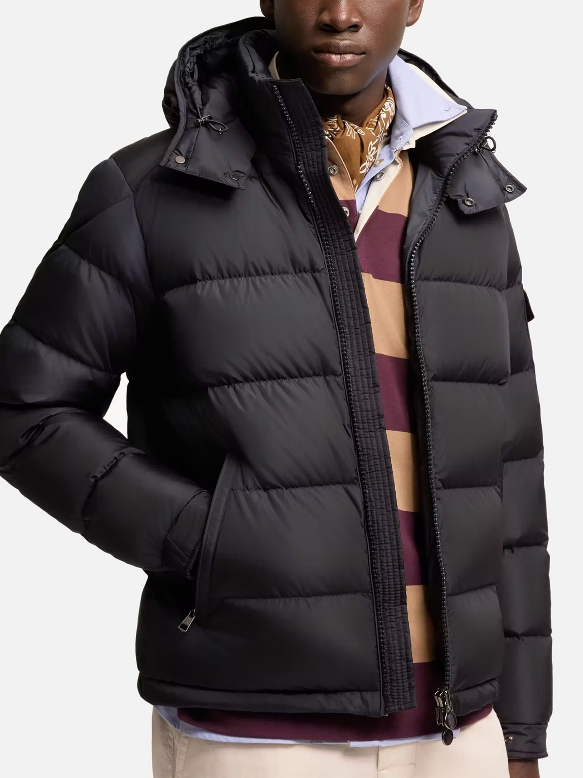 MONCLER - Daunenjacke Maya mit Kapuze für Herren Dunkelblau - Dark blue