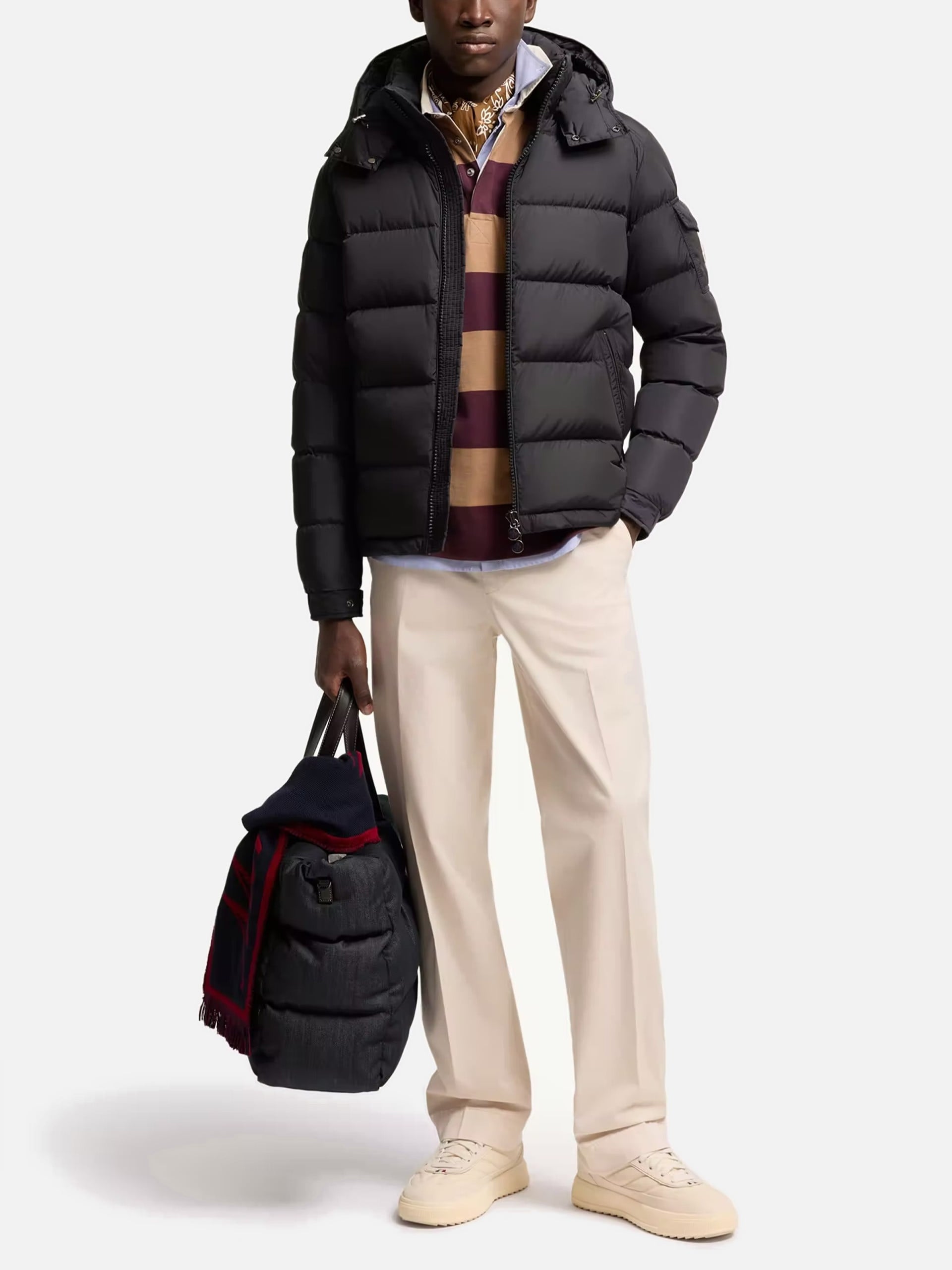 MONCLER - Daunenjacke Maya mit Kapuze für Herren Dunkelblau - Dark blue