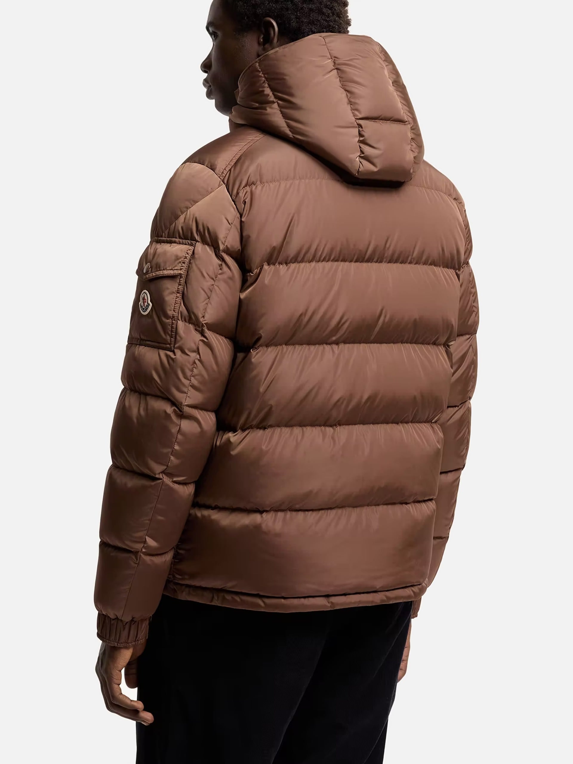 MONCLER - Daunenjacke Maya mit Kapuze für Herren Braun - Brown
