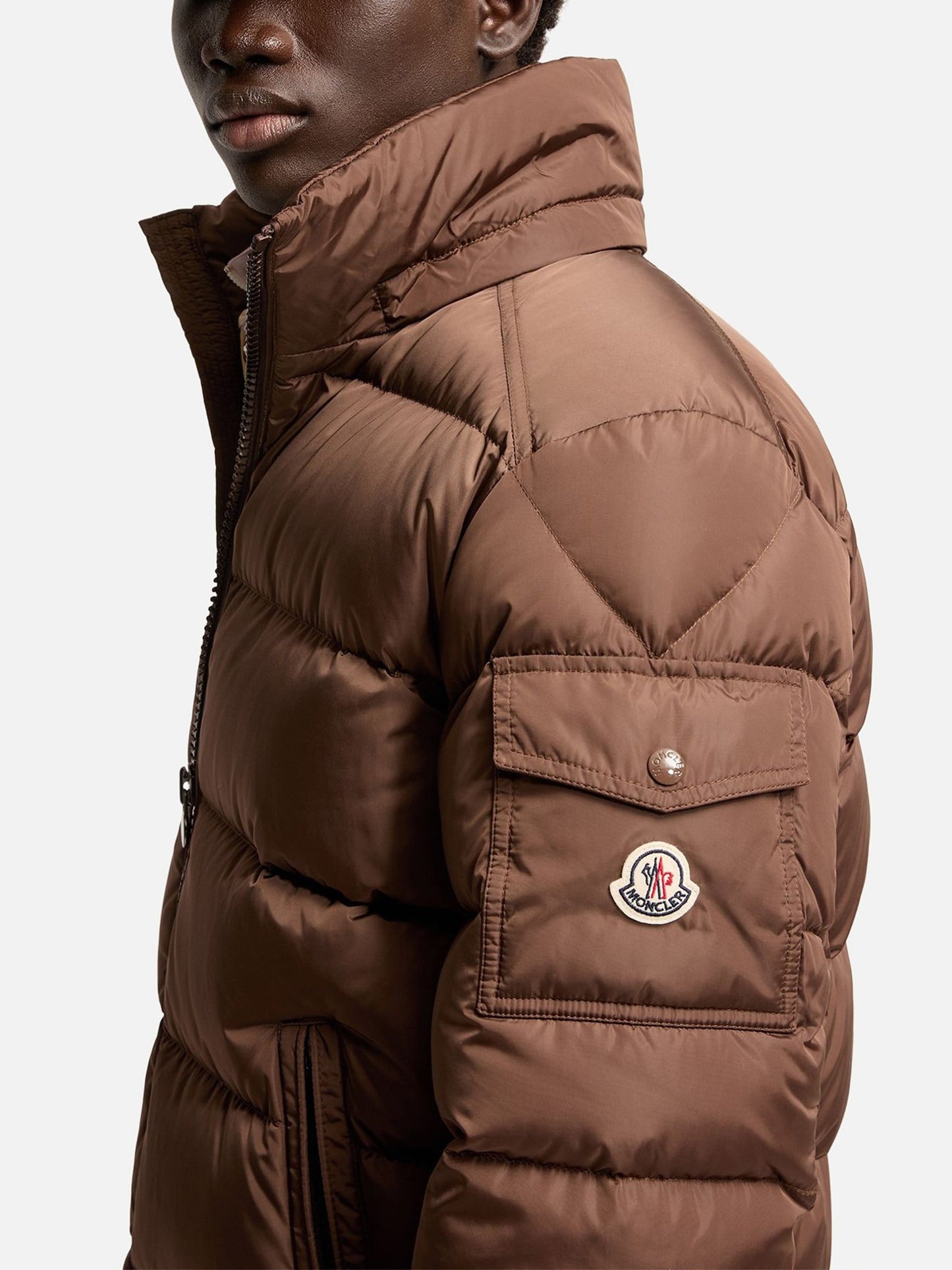 MONCLER - Daunenjacke Maya mit Kapuze für Herren Braun - Brown