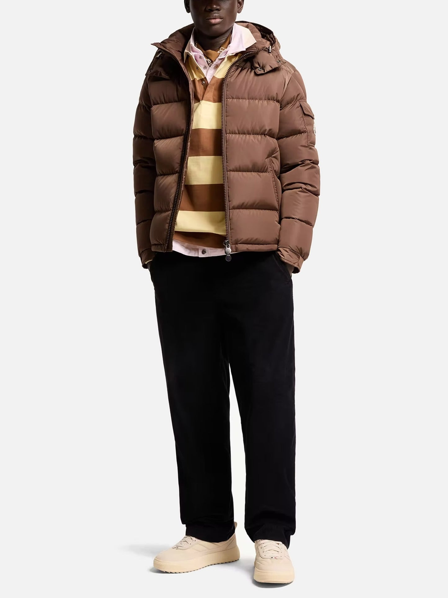 MONCLER - Daunenjacke Maya mit Kapuze für Herren Braun - Brown