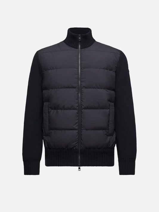 MONCLER - Daunen-Strickjacke aus Wolle für Herren