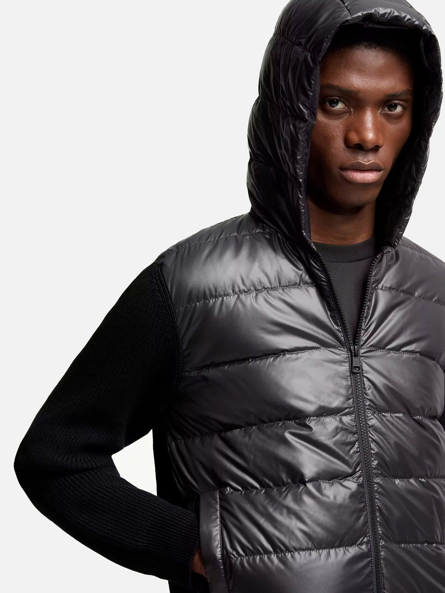 MONCLER - Daunen-Cardigan mit Kapuze für Herren