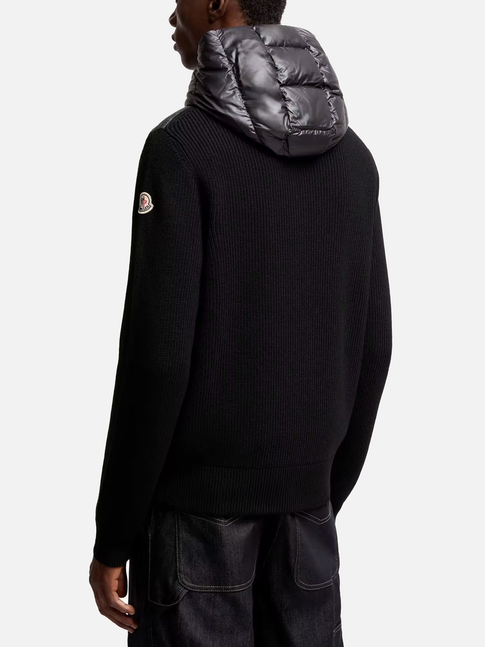 MONCLER - Daunen-Cardigan mit Kapuze für Herren
