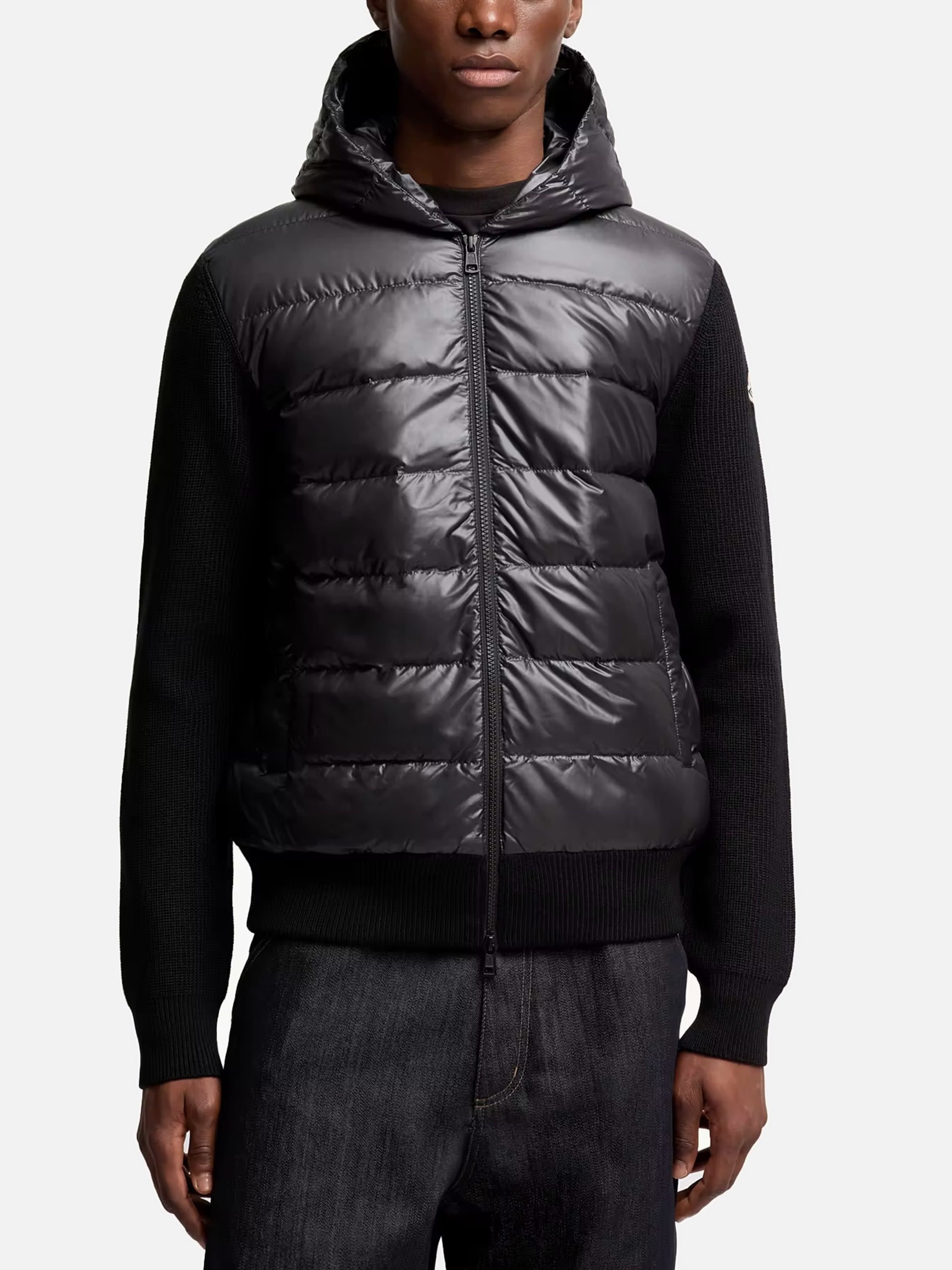 MONCLER - Daunen-Cardigan mit Kapuze für Herren